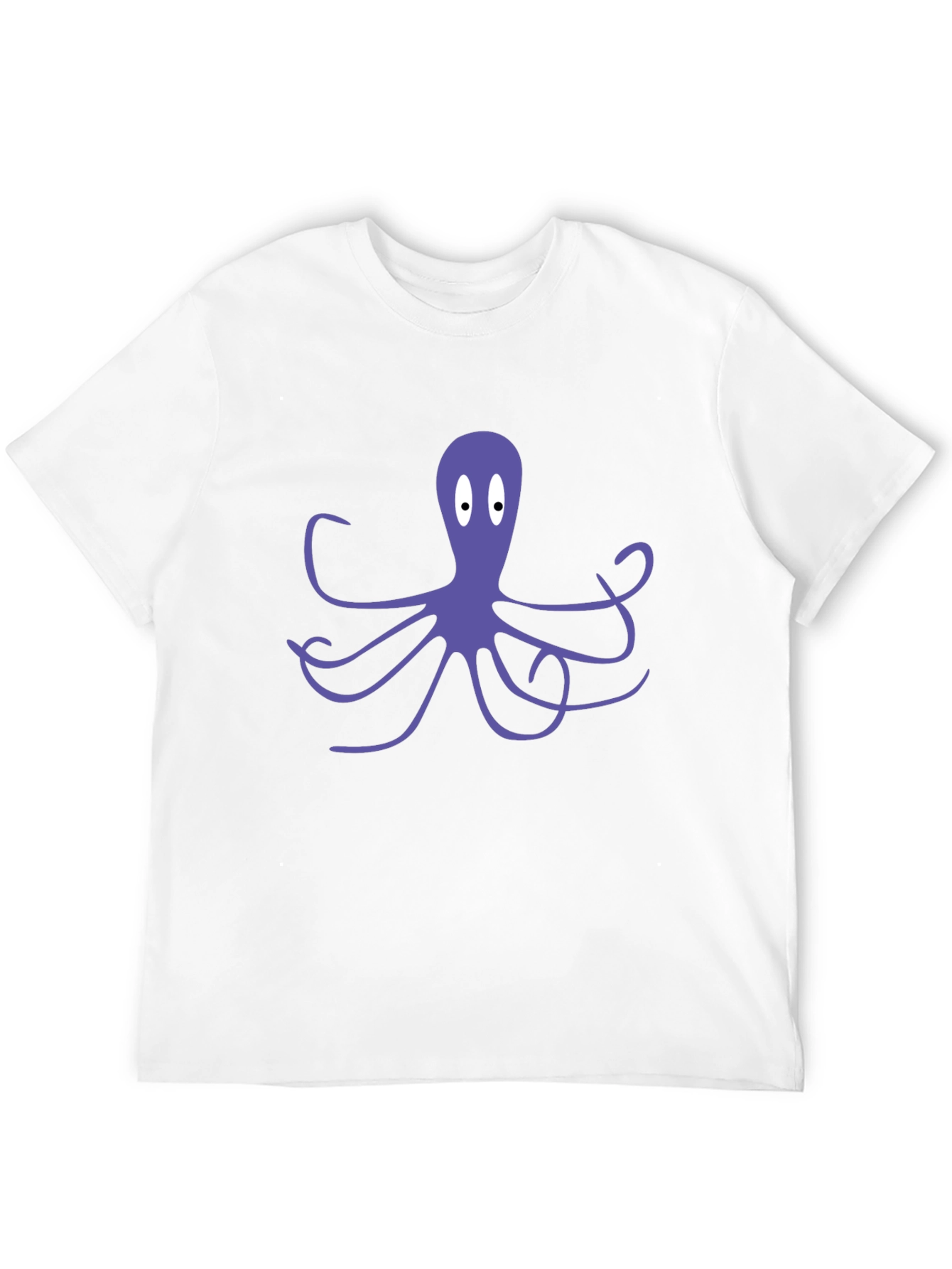 Black Octopus Graphic Tee - Black Cotton Blend T-Shirt view 12