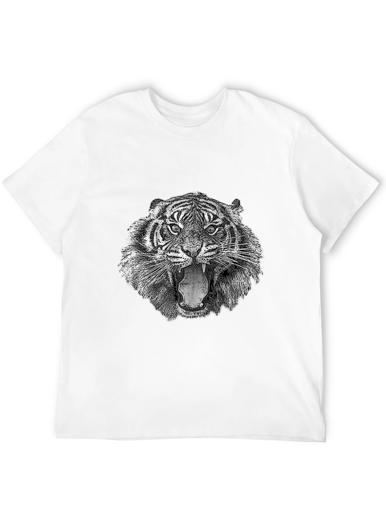 Black Tiger Graphic T-Shirt - Fierce Animal Print view 12
