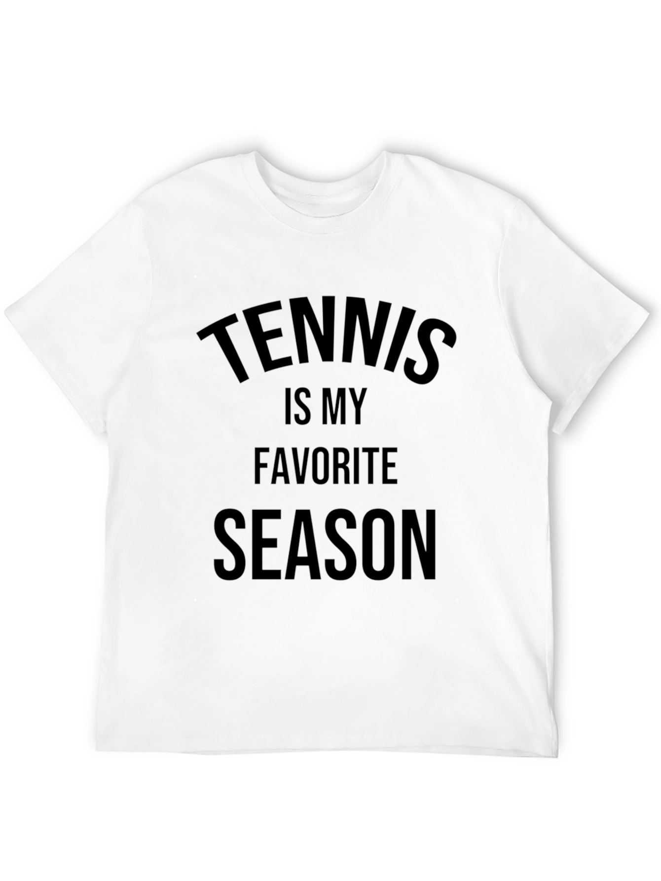 Black Tennis is My Favorite Season T-Shirt view 12