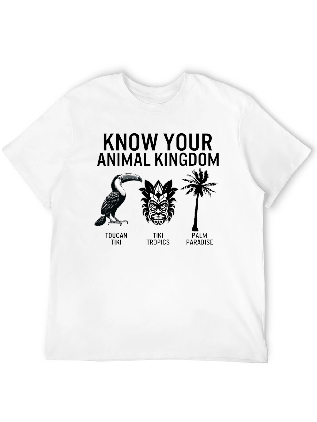 Black Know Your Animal Kingdom Graphic Tee view 12