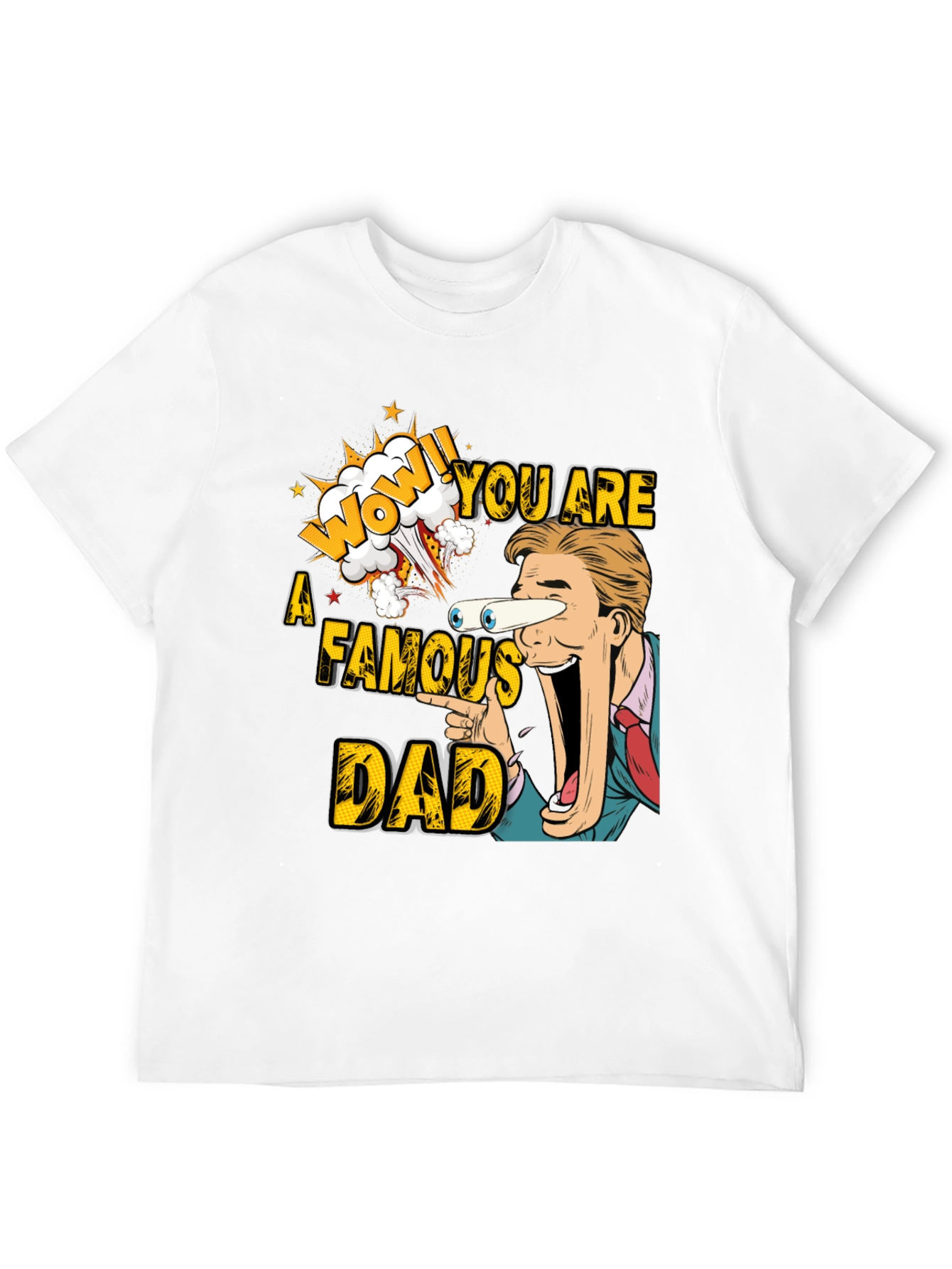 Black Funny Famous Dad T-Shirt  view 12