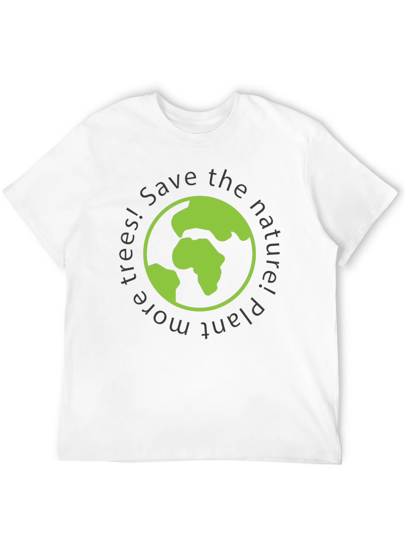 Eco-Friendly Save Nature Graphic Tee - 12