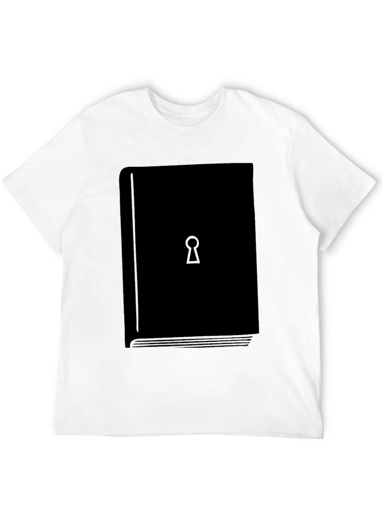 Black Mystery Book T-Shirt - Unlock Your Style! view 12