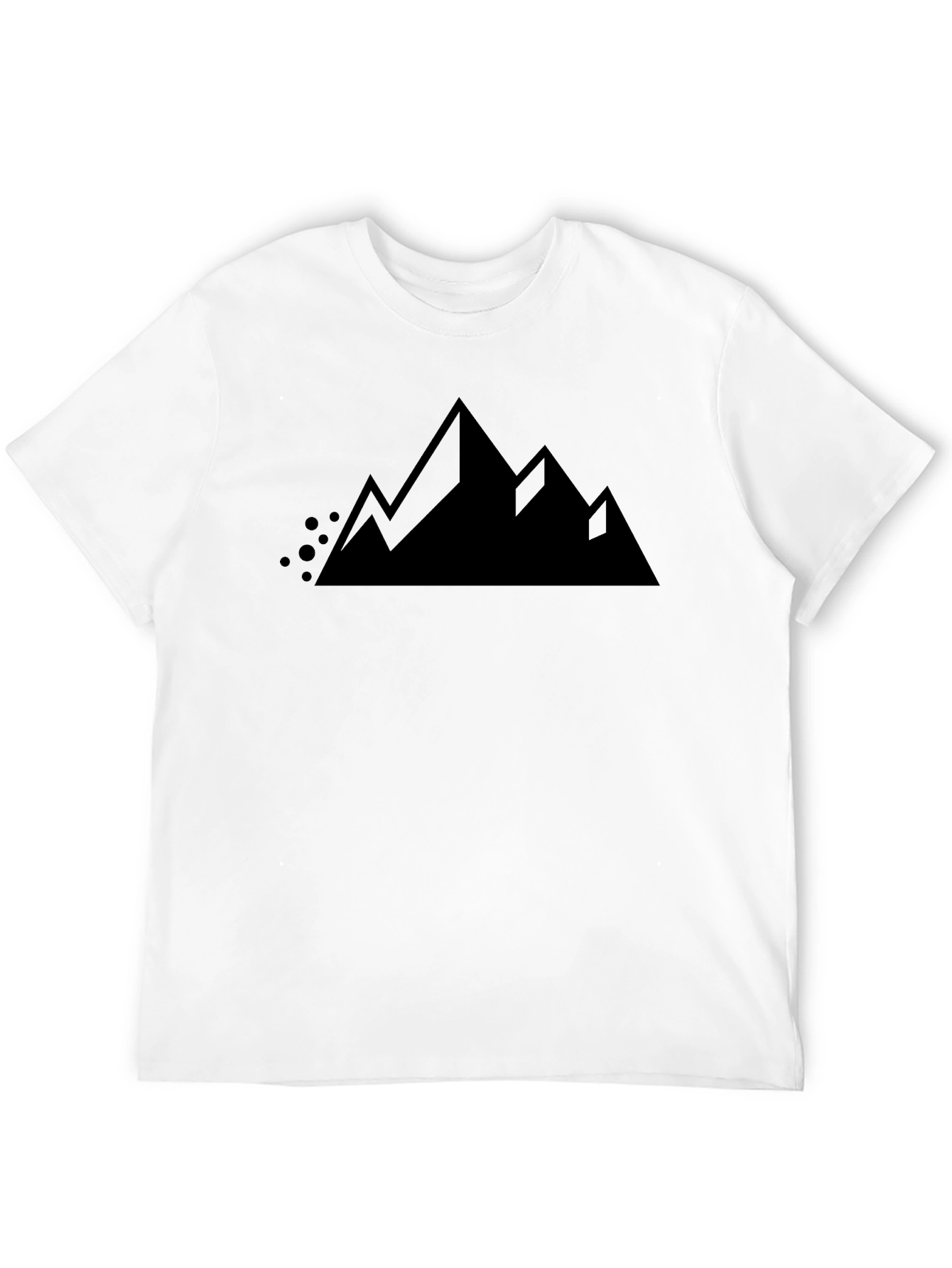 Black Mountain Graphic Tee - Black Cotton Blend view 12