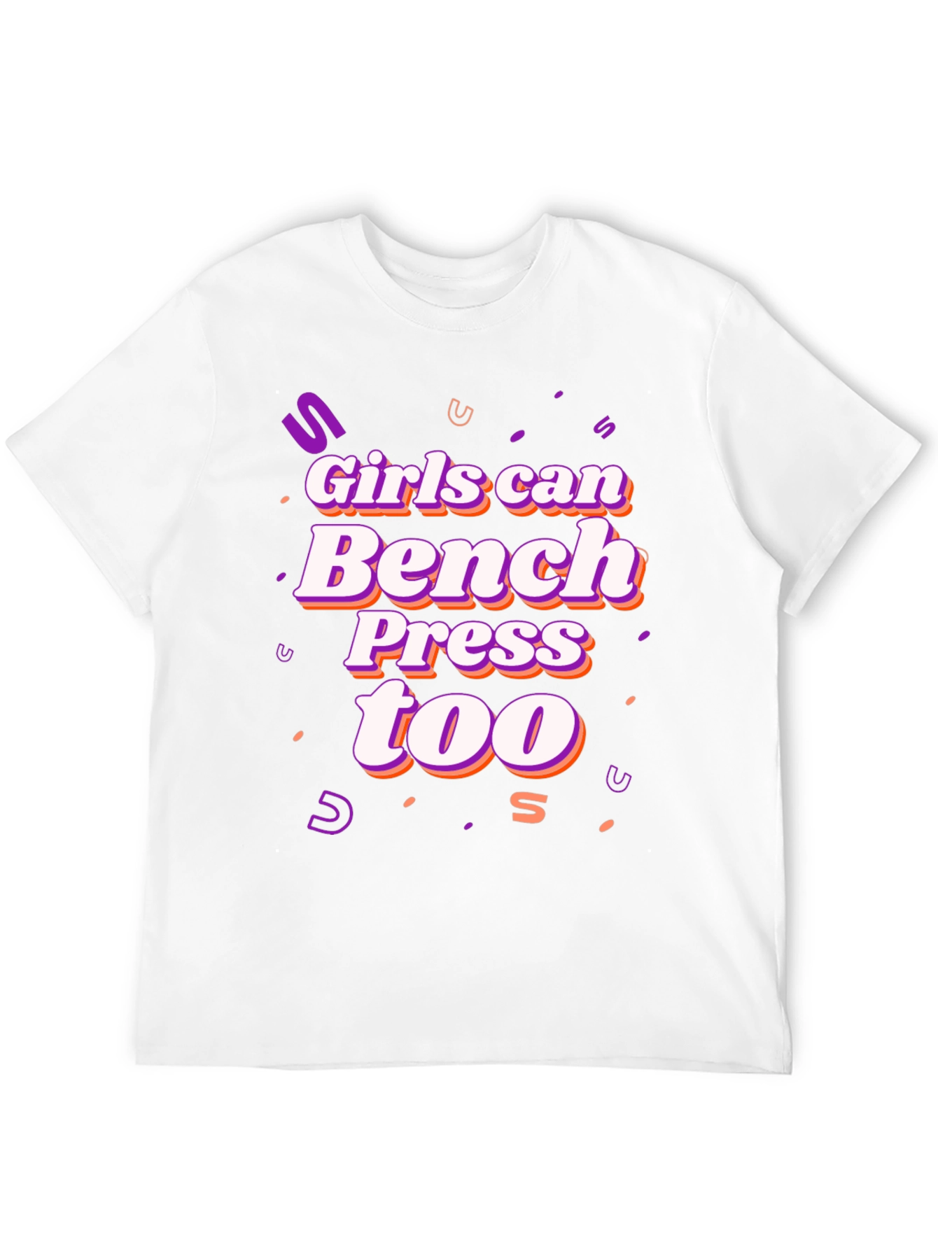 Black Girls Can Bench Press Too T-Shirt view 12