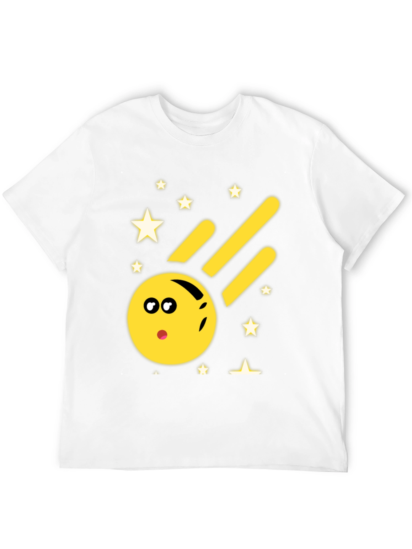 Black Comet Face Graphic Tee - Black view 12