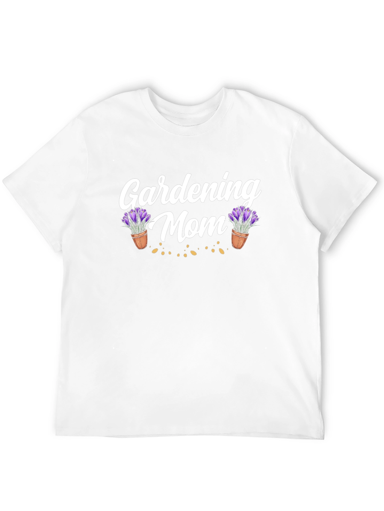 Black Gardening Mom T-Shirt - Floral Design view 12