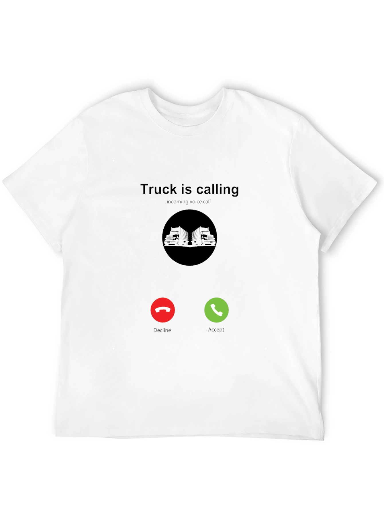 Black Truck Is Calling Black T-Shirt view 12