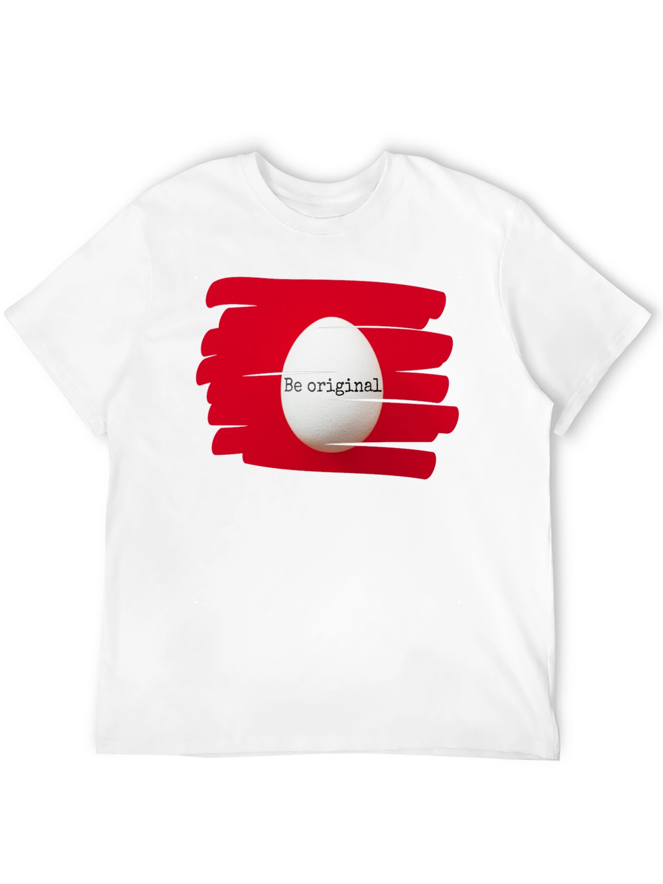 Black Be Original Egg Graphic Tee - Black view 12