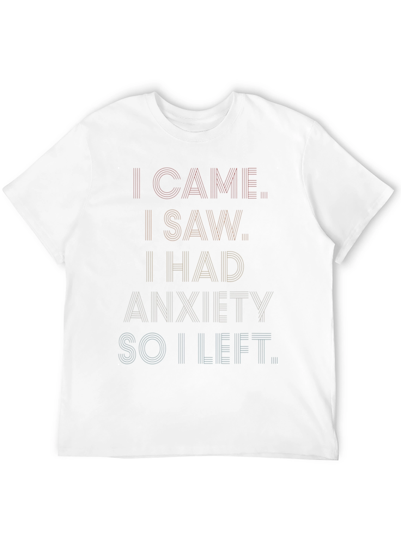 Black Anxiety Humor T-Shirt - Introvert Tee view 12
