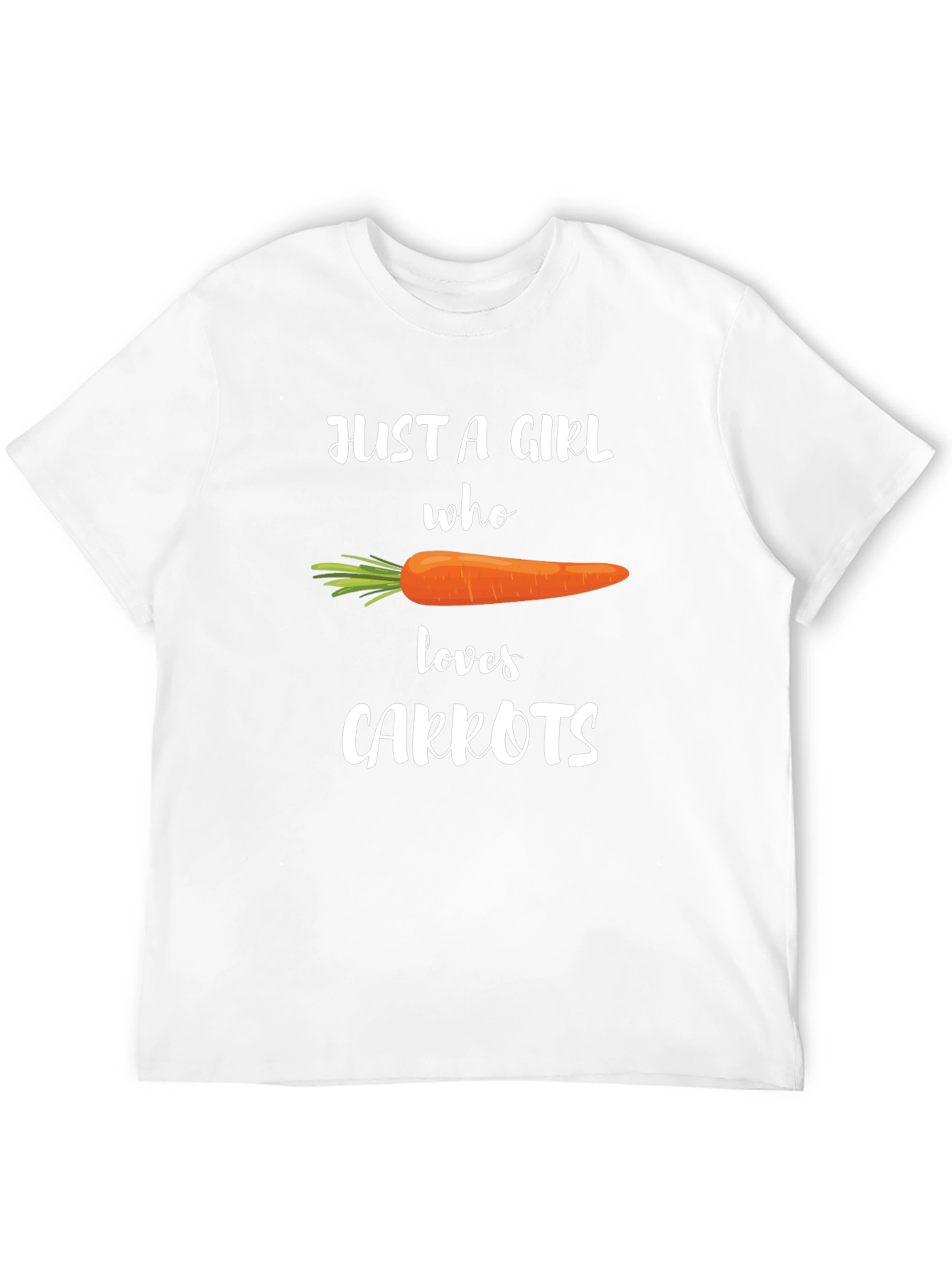 Black Carrot Lover T-Shirt - Just a Girl Who Loves Carrots Tee view 12