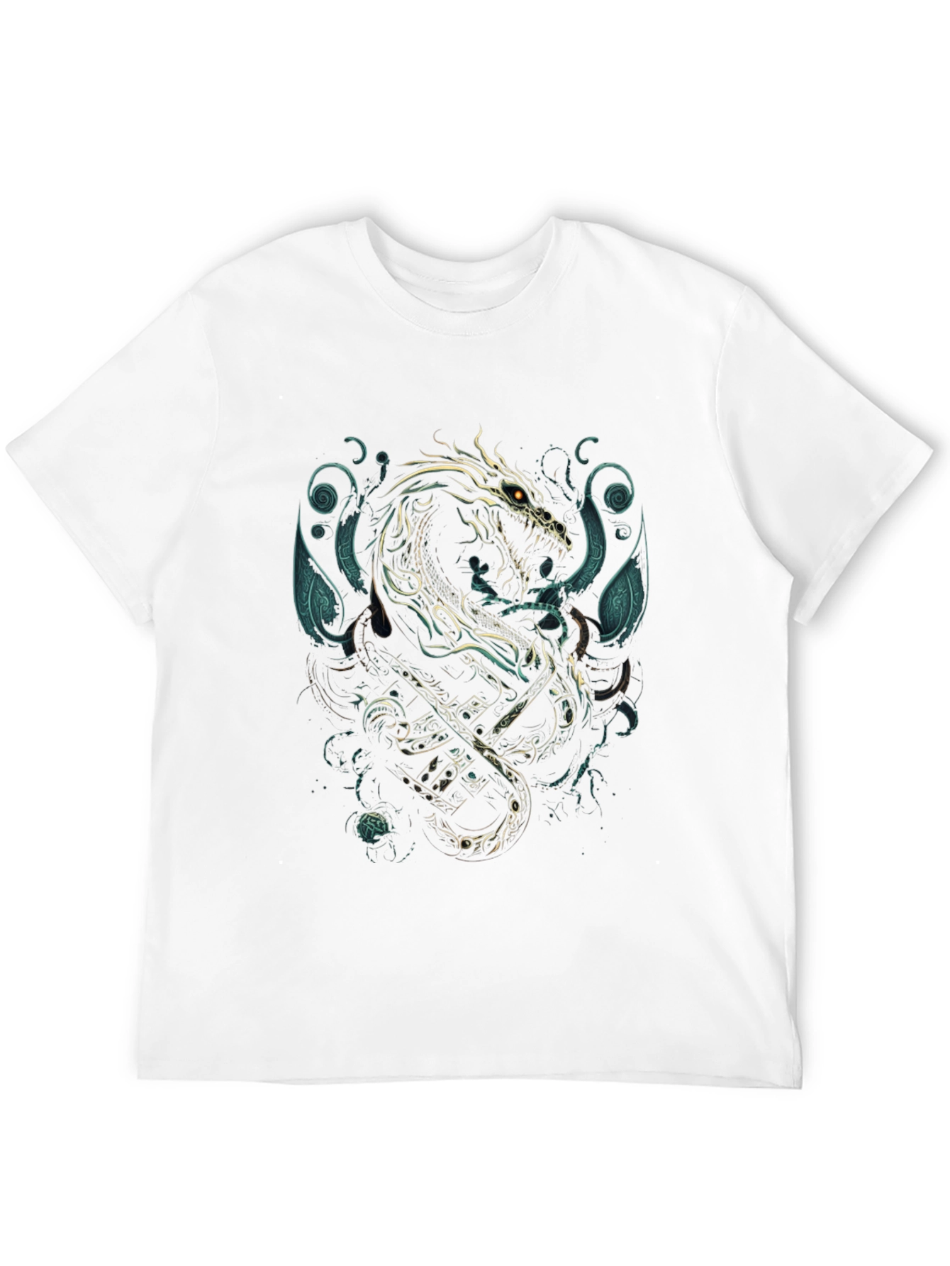 Black Dragon & Anchor Graphic Tee - Black view 12