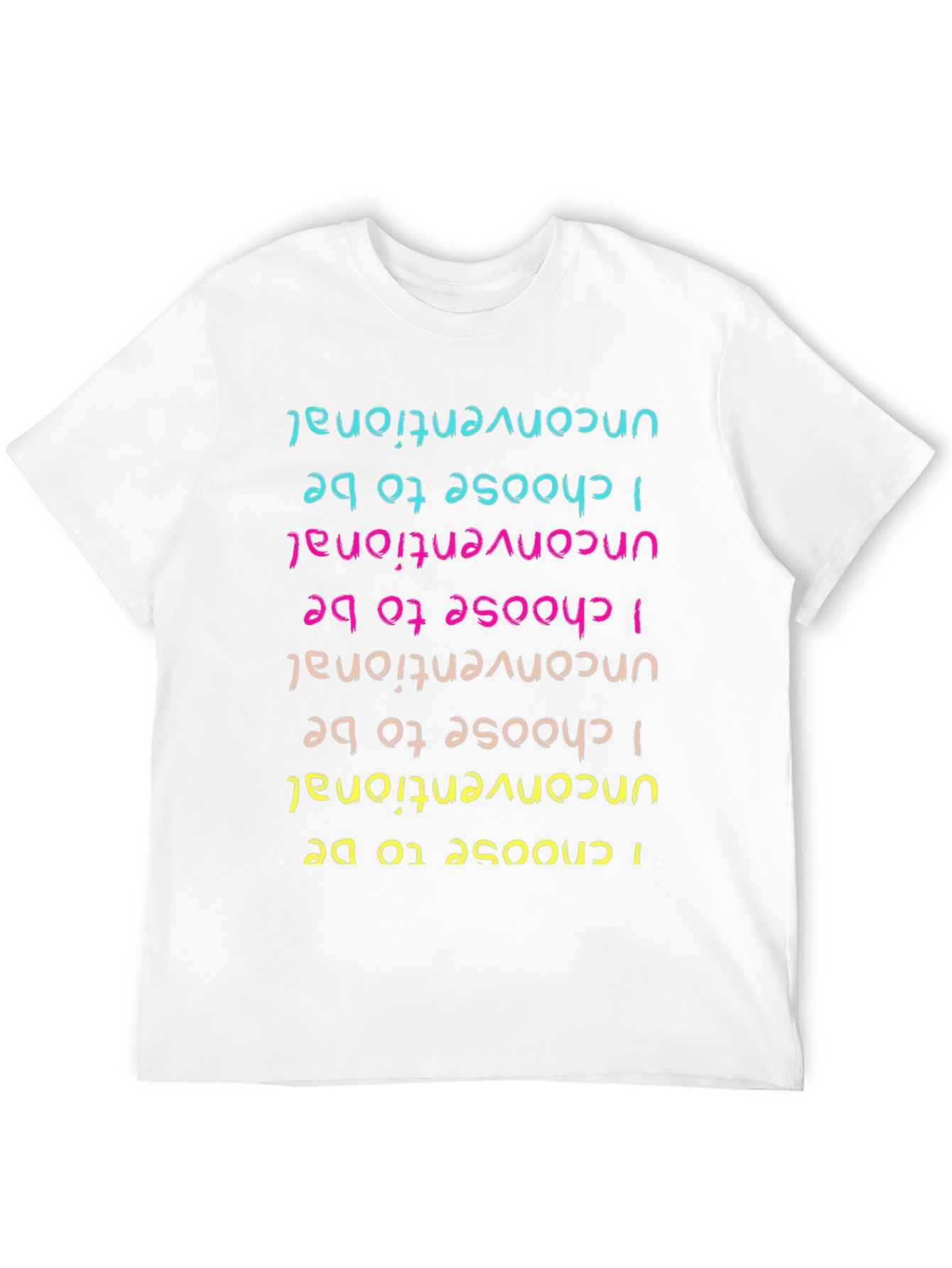 Black Unconventional Choice Graphic Tee view 12