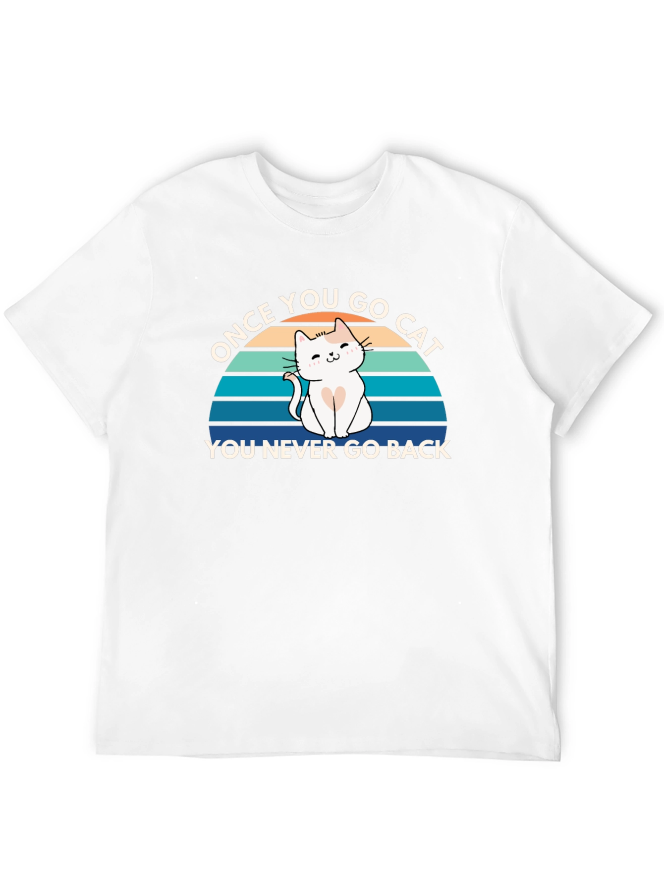 Black Once You Go Cat T-Shirt - Unisex Funny Kitten Tee view 12