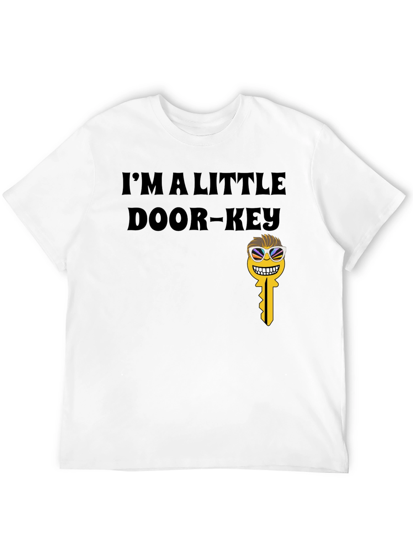 Black I'm A Little Door-Key Graphic Tee view 12