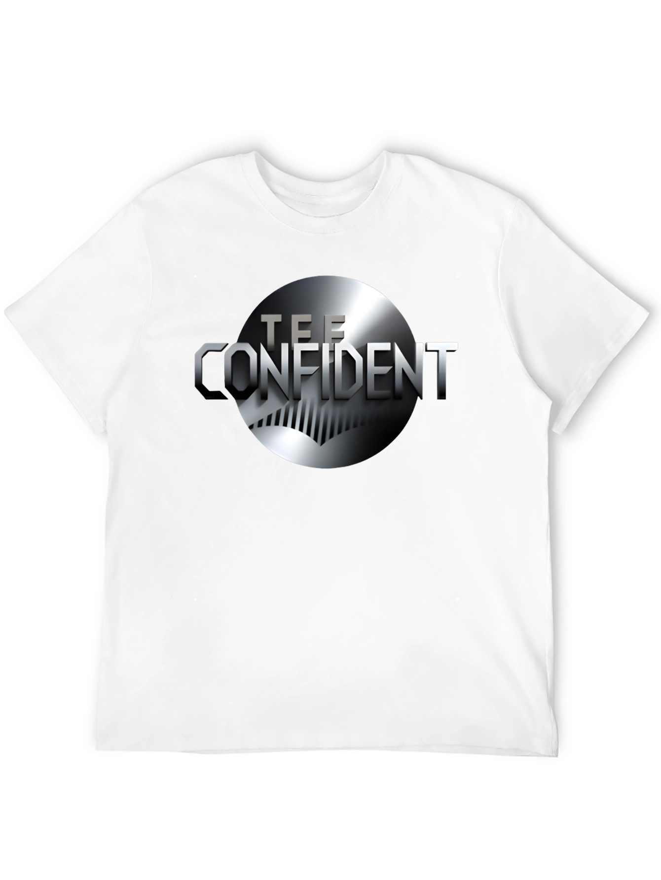 Black Tee Confident Black Graphic T-Shirt - Modern Design view 12