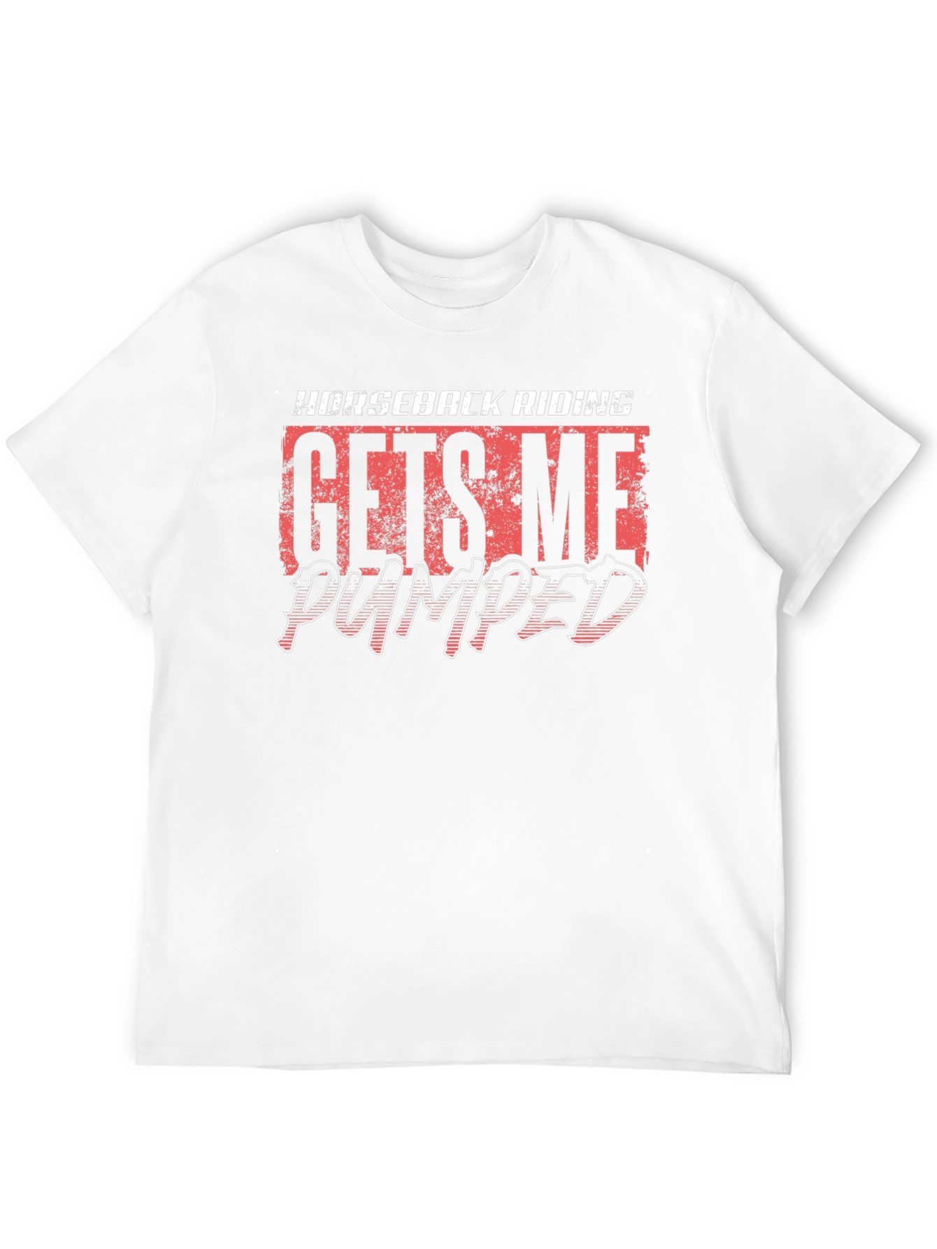 Horseback Riding Gets Me Pumped Black T-Shirt - 12