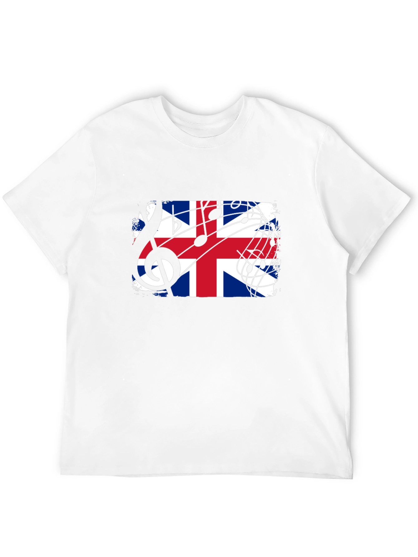 Black Union Jack Music Graphic Tee view 12