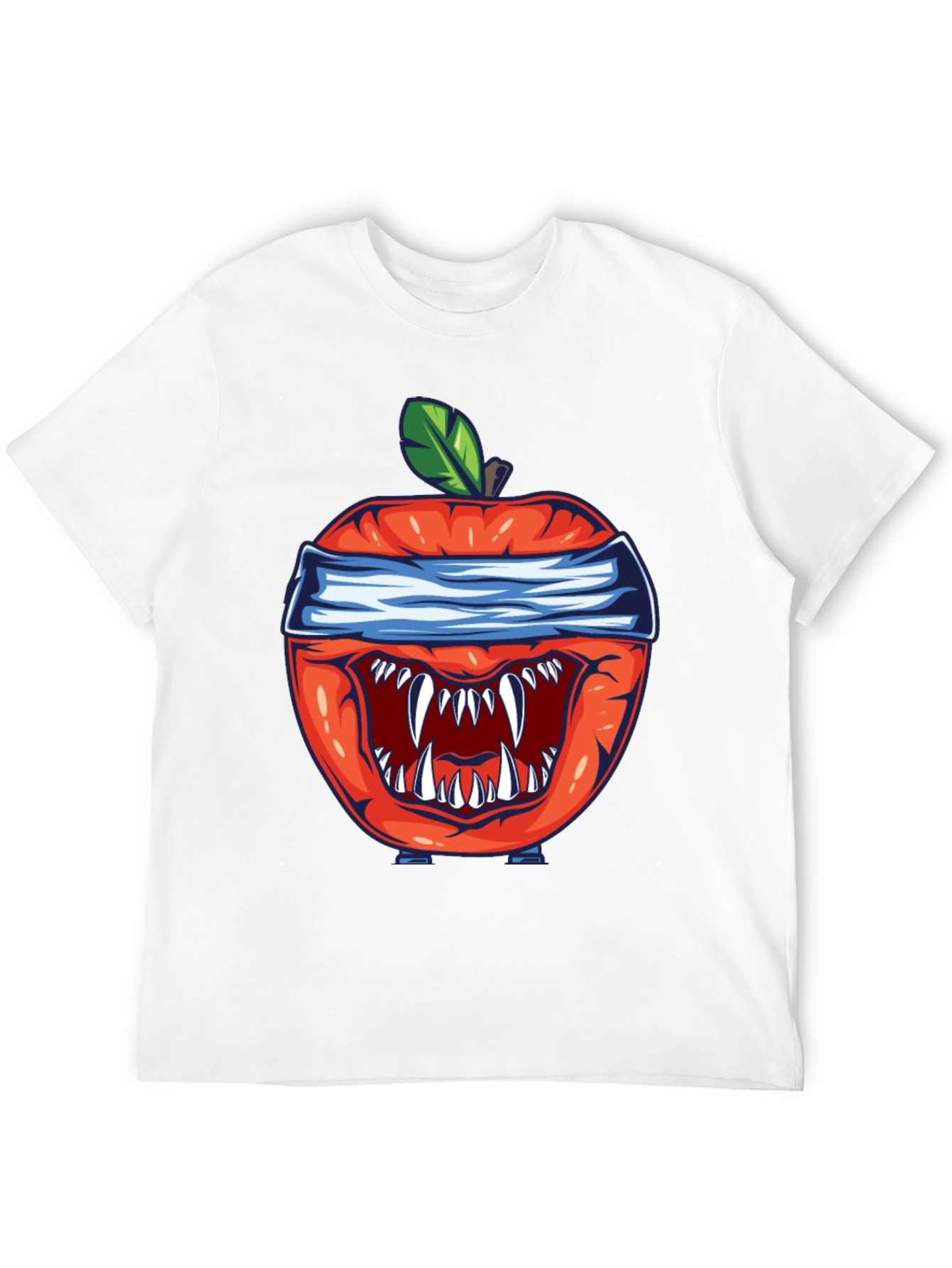 Black Monster Apple Graphic Tee - Unique Design view 12