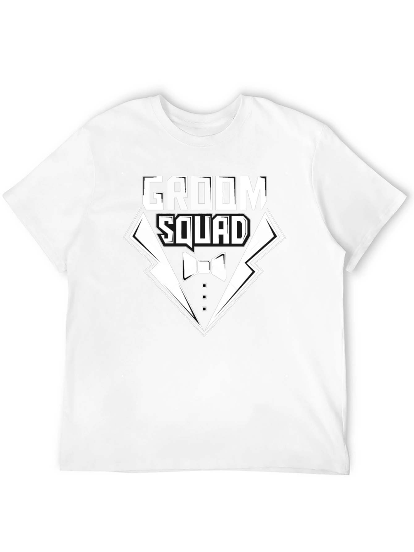 Groom Squad Black T-Shirt Wedding Party Apparel - 12