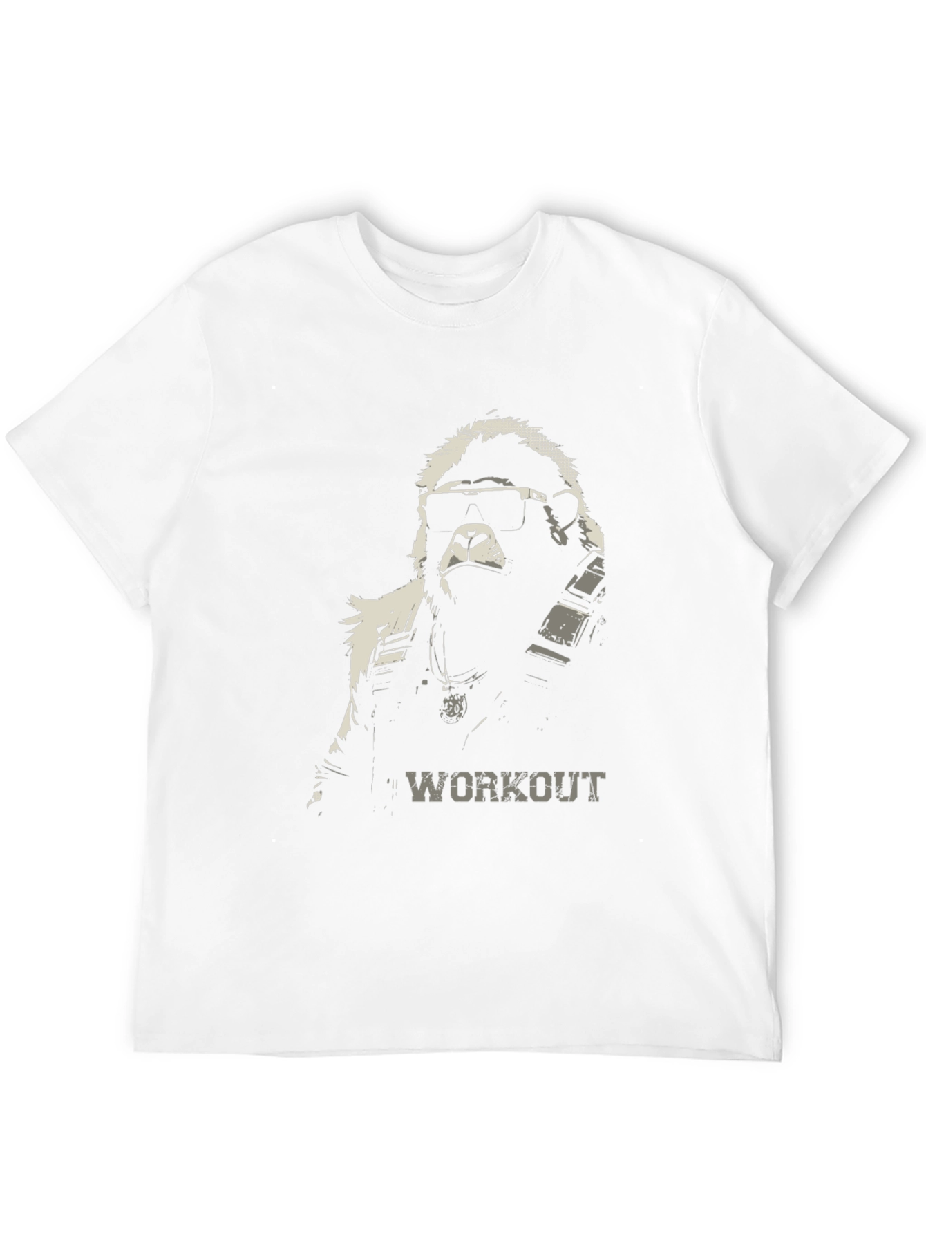 Black Workout Gorilla Graphic Tee view 12