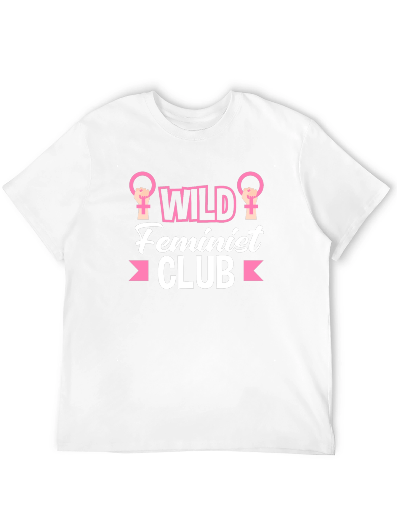 Black Wild Feminist Club Graphic T-Shirt view 12