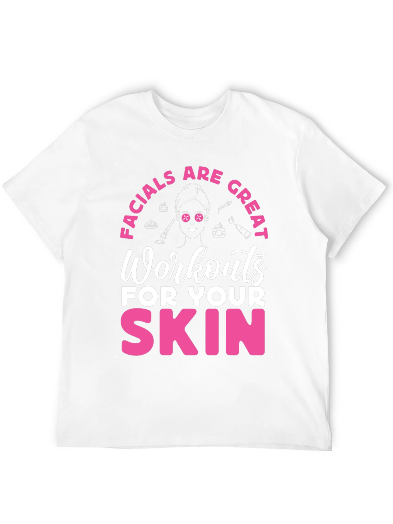 Black Facials are Great Workouts Skin T-Shirt view 12