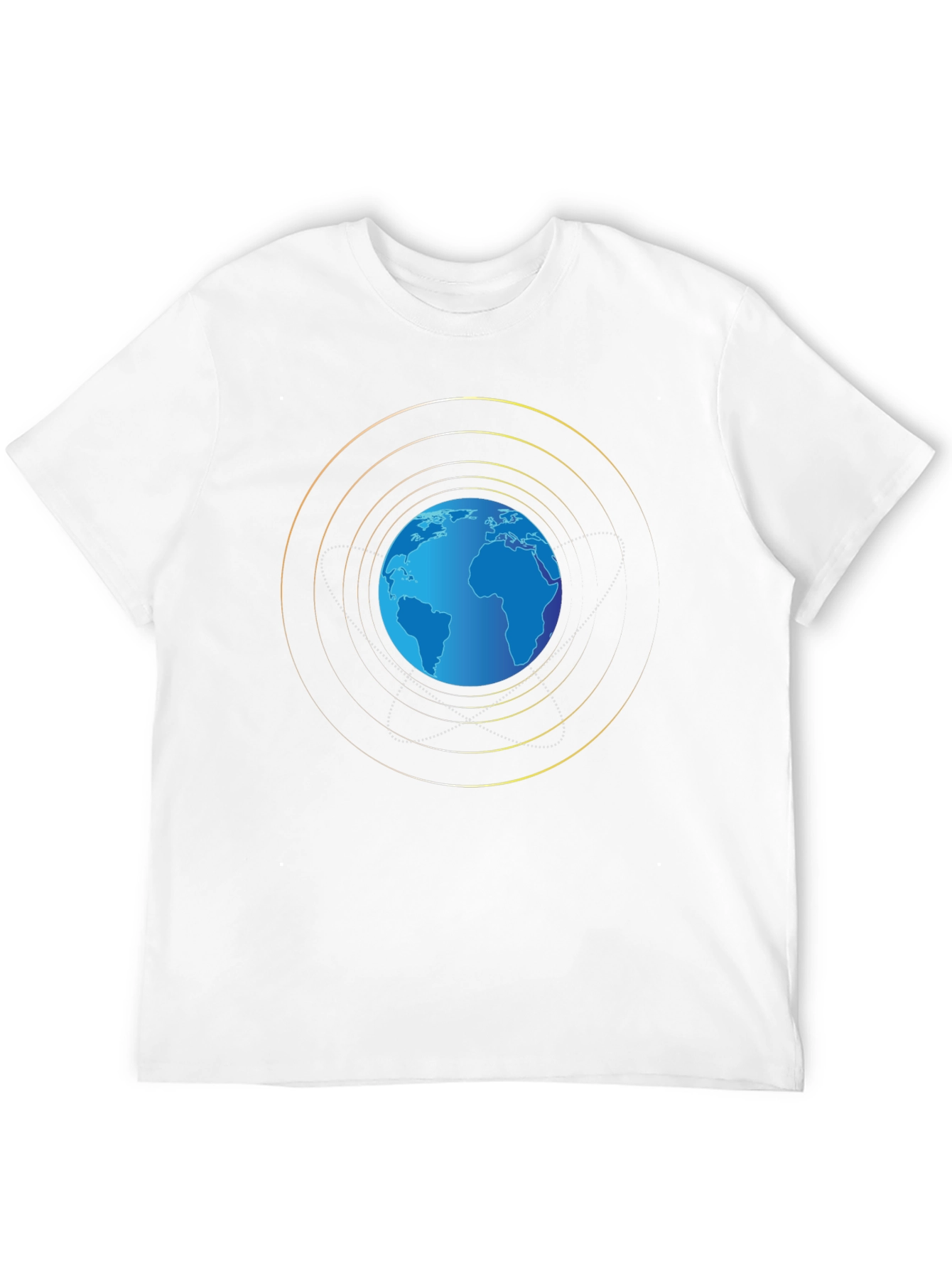 Black Globe Graphic Black T-Shirt view 12