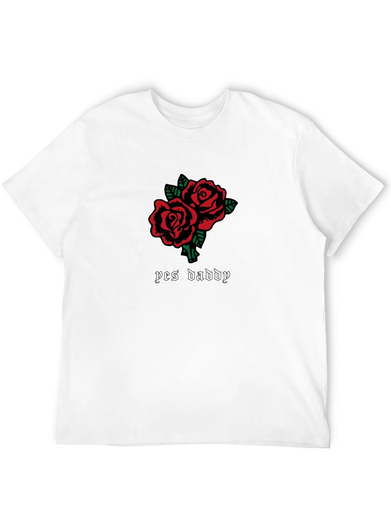 Black Roses 'Yes Daddy' Black Graphic Tee view 12