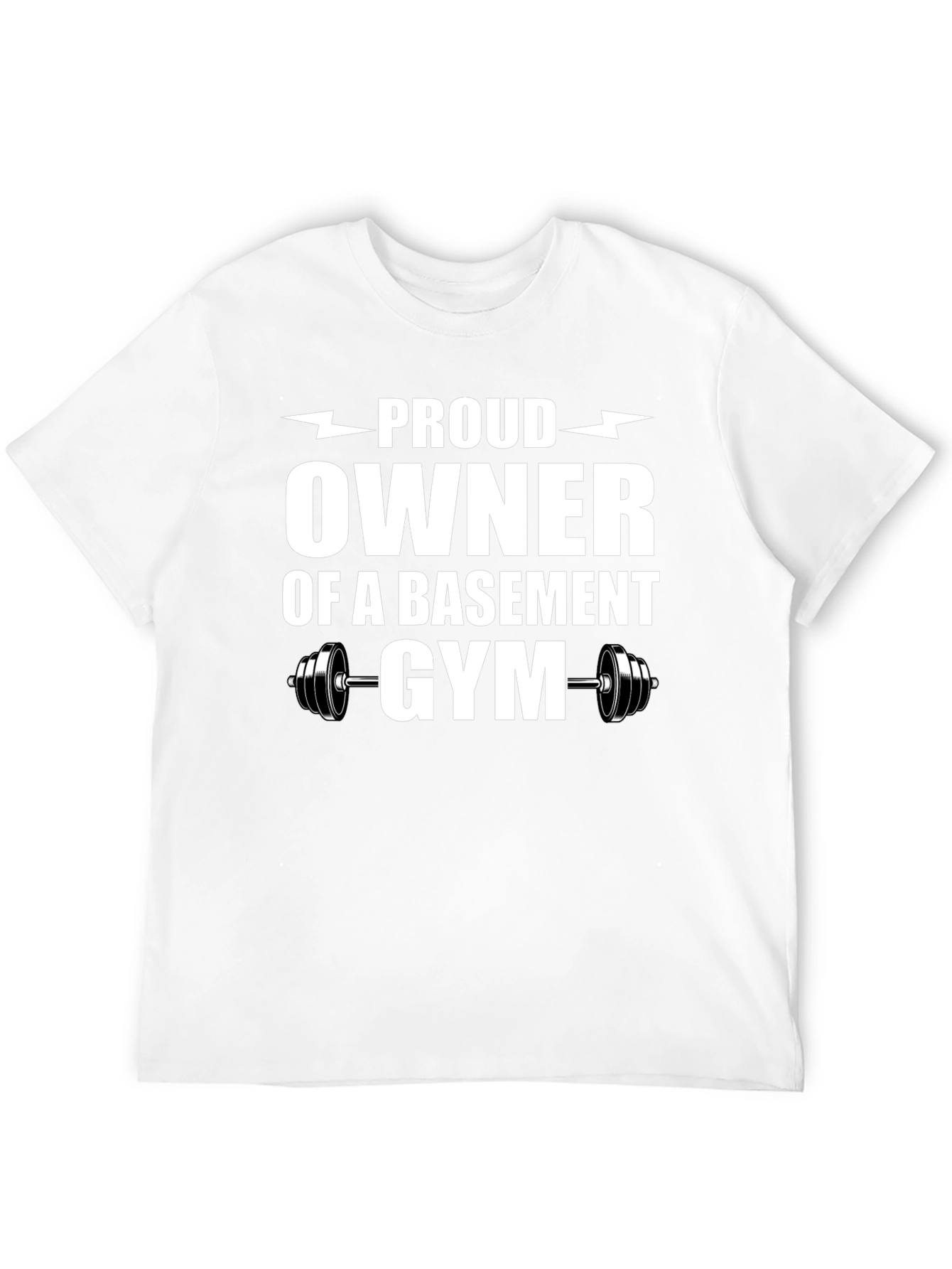 Black Proud Owner Basement Gym T-Shirt view 12