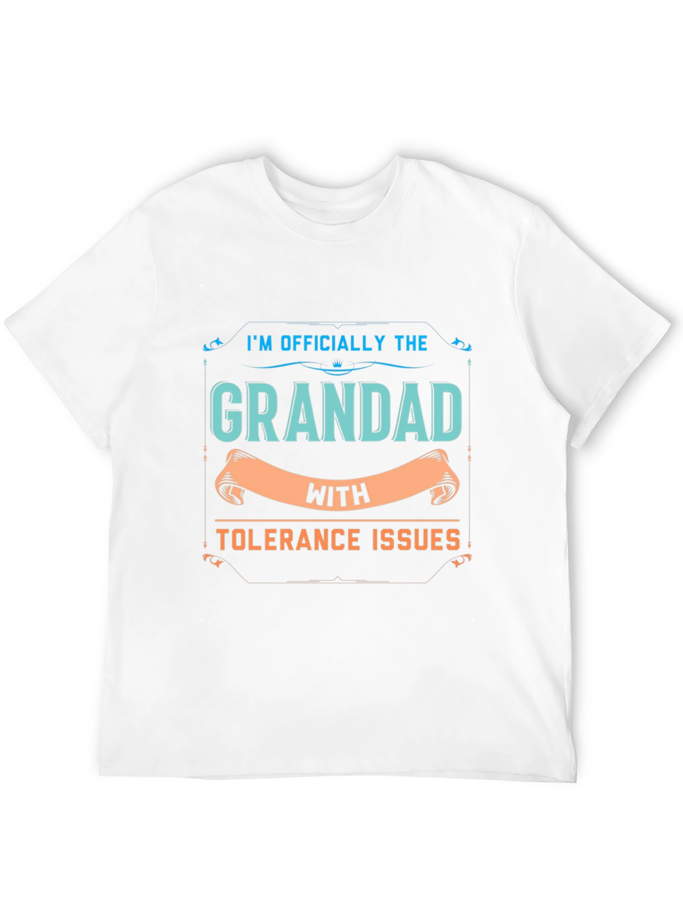 Black Grandad With Tolerance Issues - Funny T-Shirt view 12