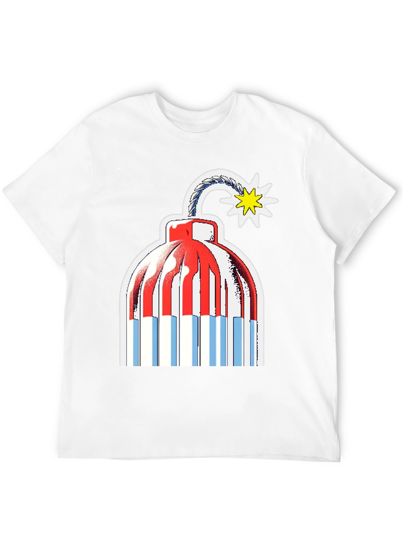 Black Explosive Style: Novelty Bomb Graphic Tee view 12