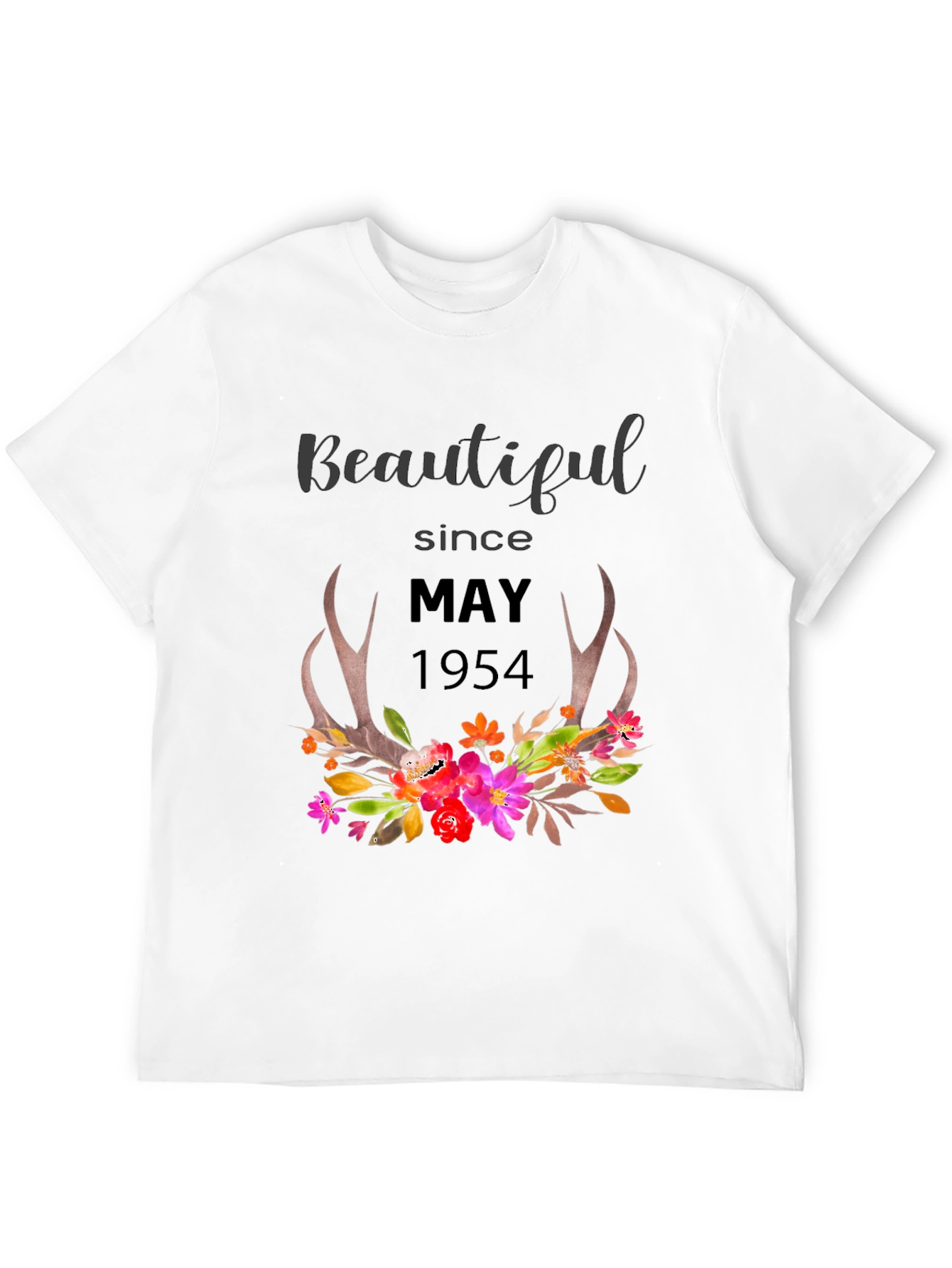 Black Beautiful Since May 1954 Floral Tee view 12