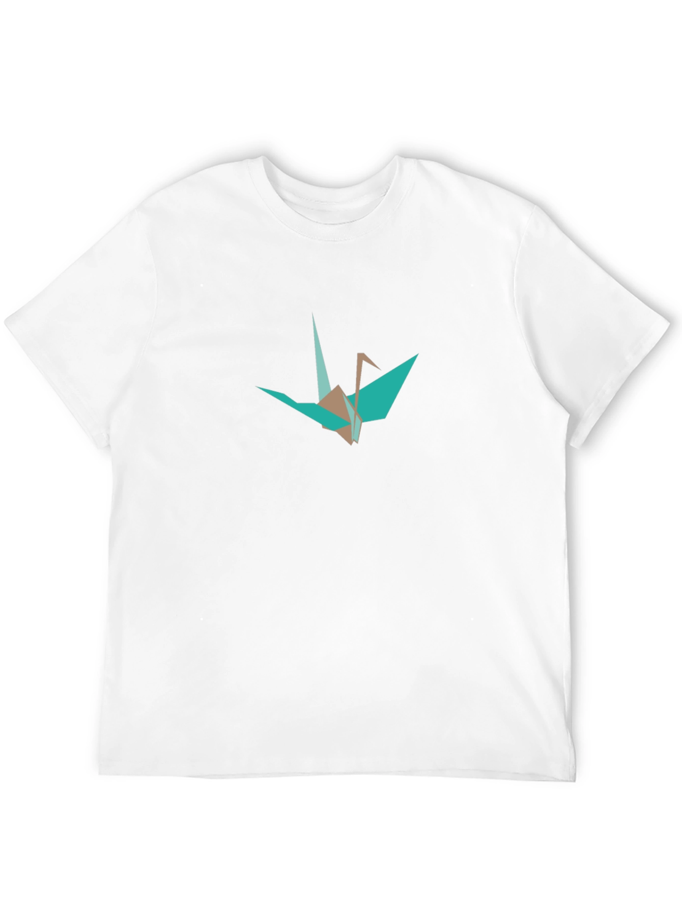 Black Origami Crane Graphic Tee - Stylish Casual Wear view 12