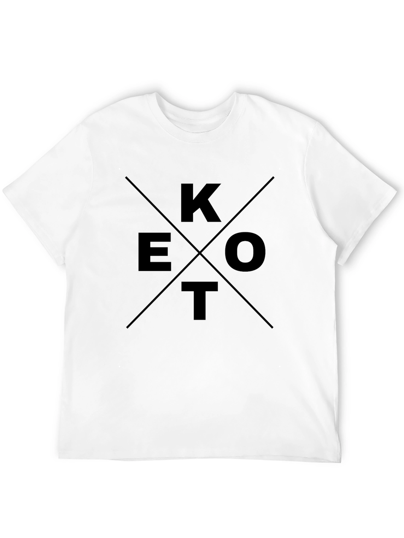 Black Keto Wordmark Black T-Shirt for Men view 12