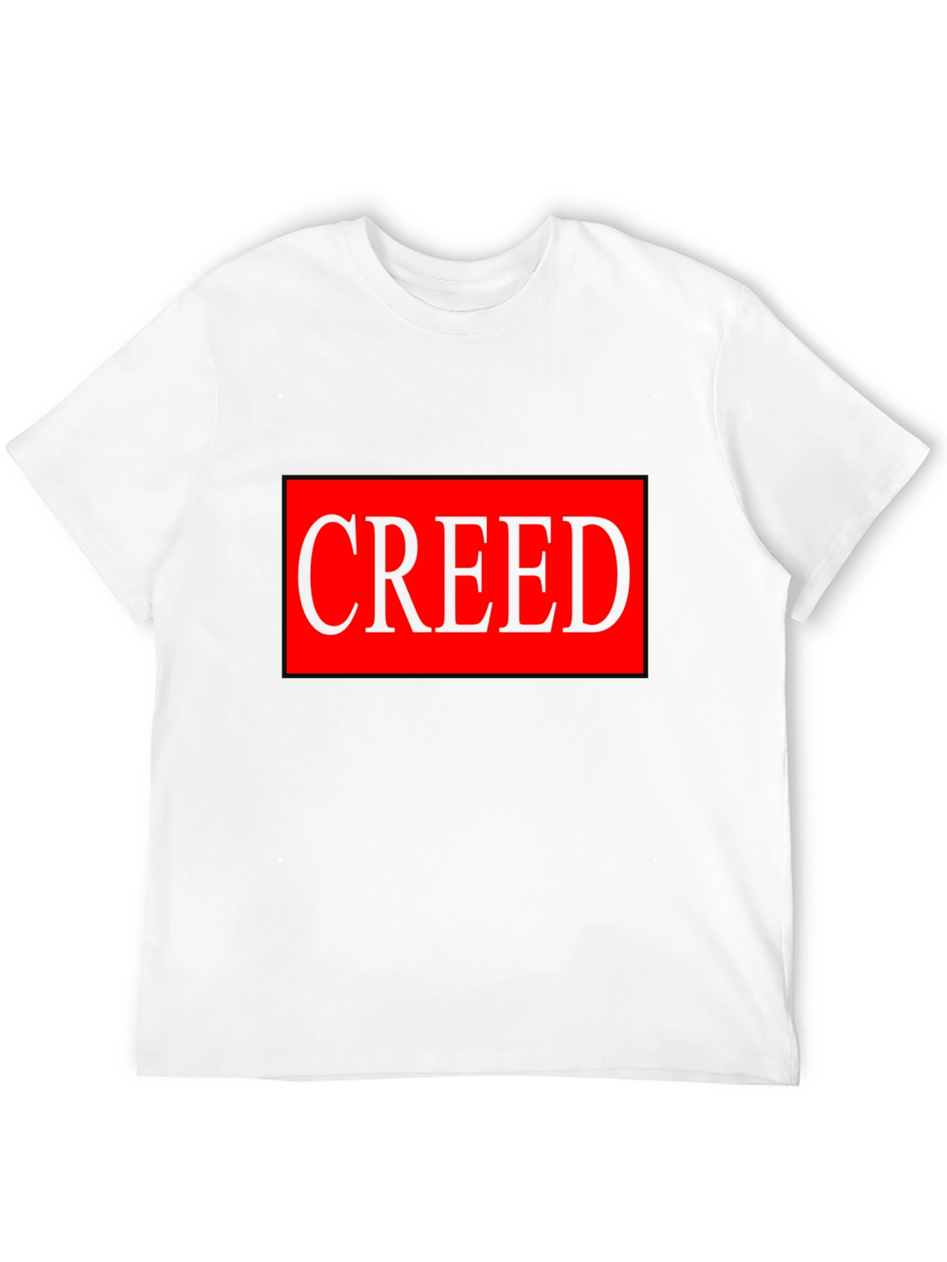 Black Creed Graphic T-Shirt - Black - Bold Statement Tee view 12
