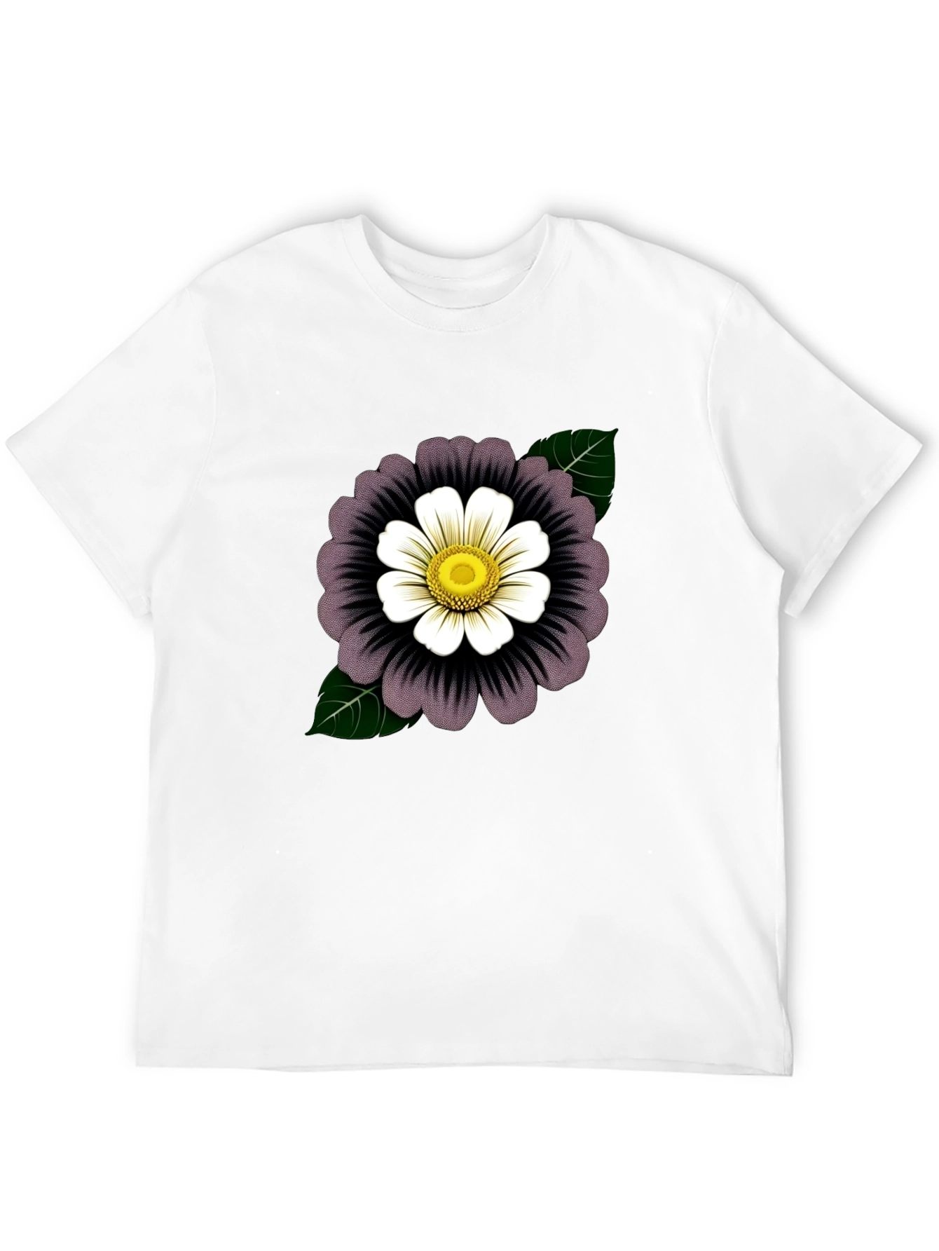 Black Floral Graphic Tee - Stylish Black T-Shirt view 12