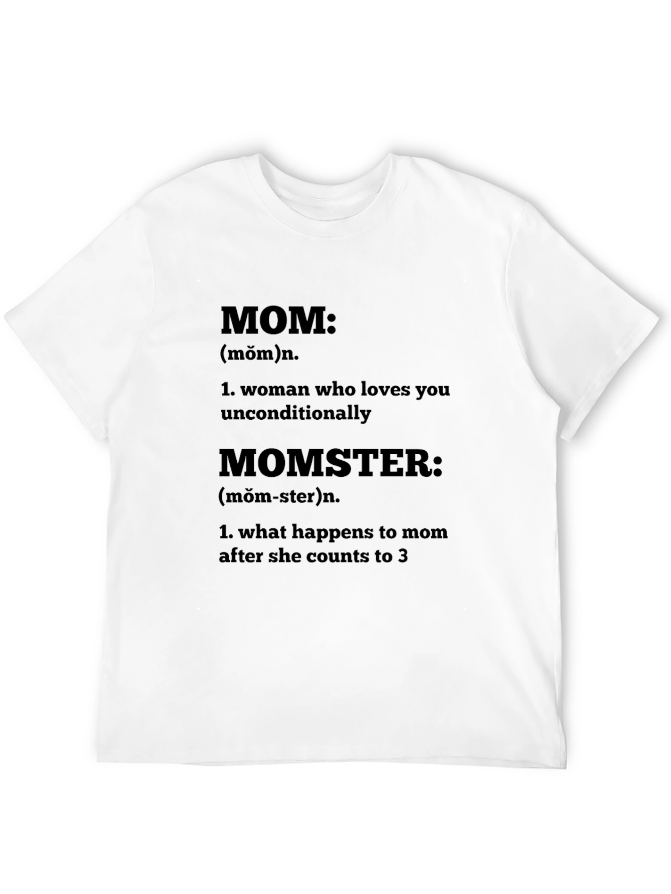 Black Momster Definition T-Shirt Funny Mom Gift view 12