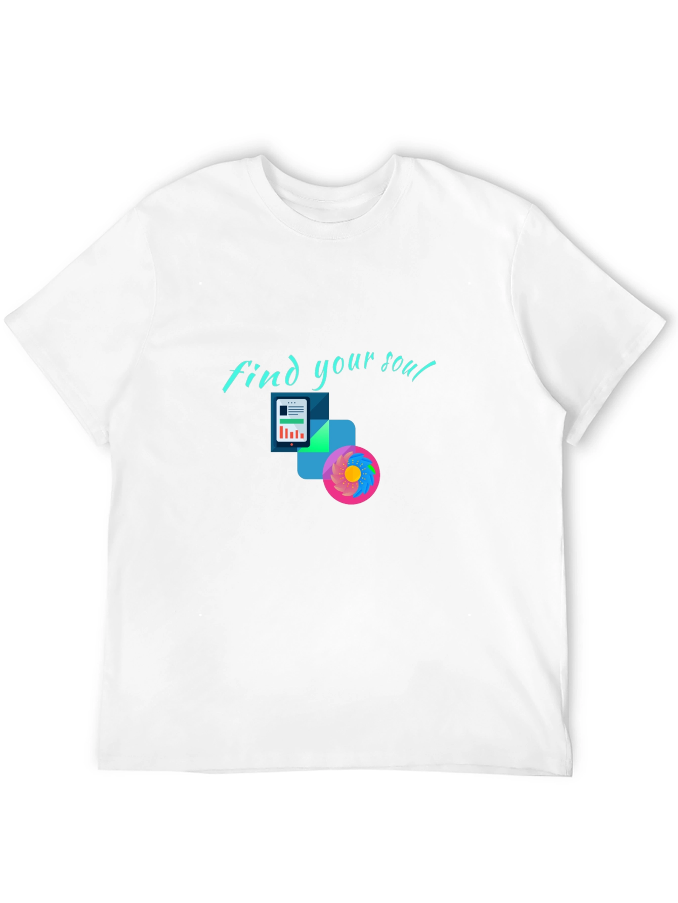 Black Find Your Soul Graphic Black Tee view 12