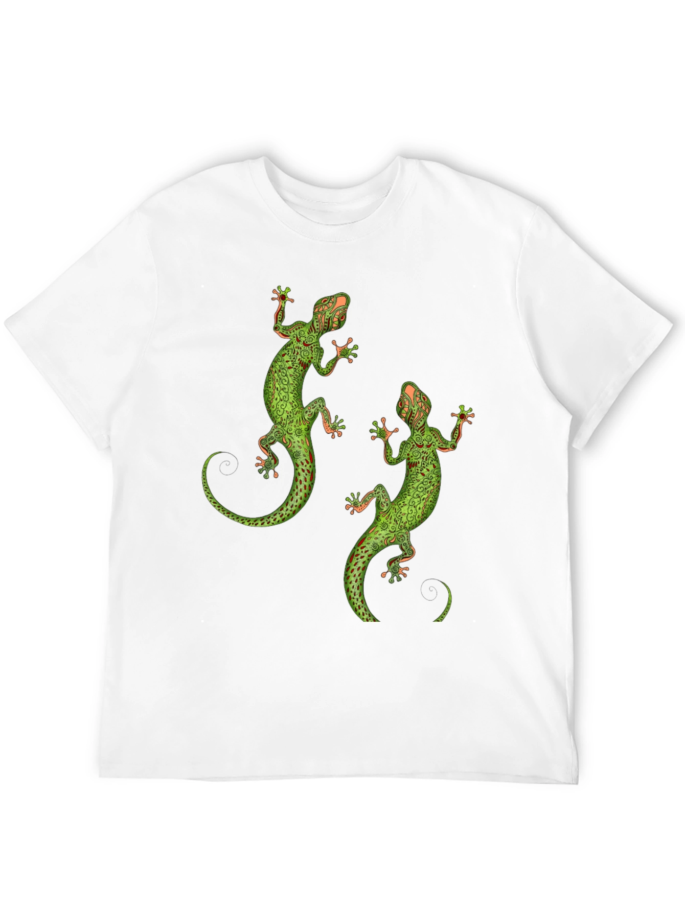 Black Lizard Graphic Tee - Unique Reptile Print view 12