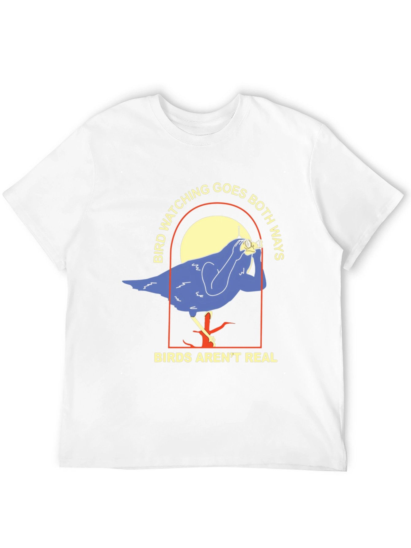 Black Bird Watching Conspiracy T-Shirt view 12