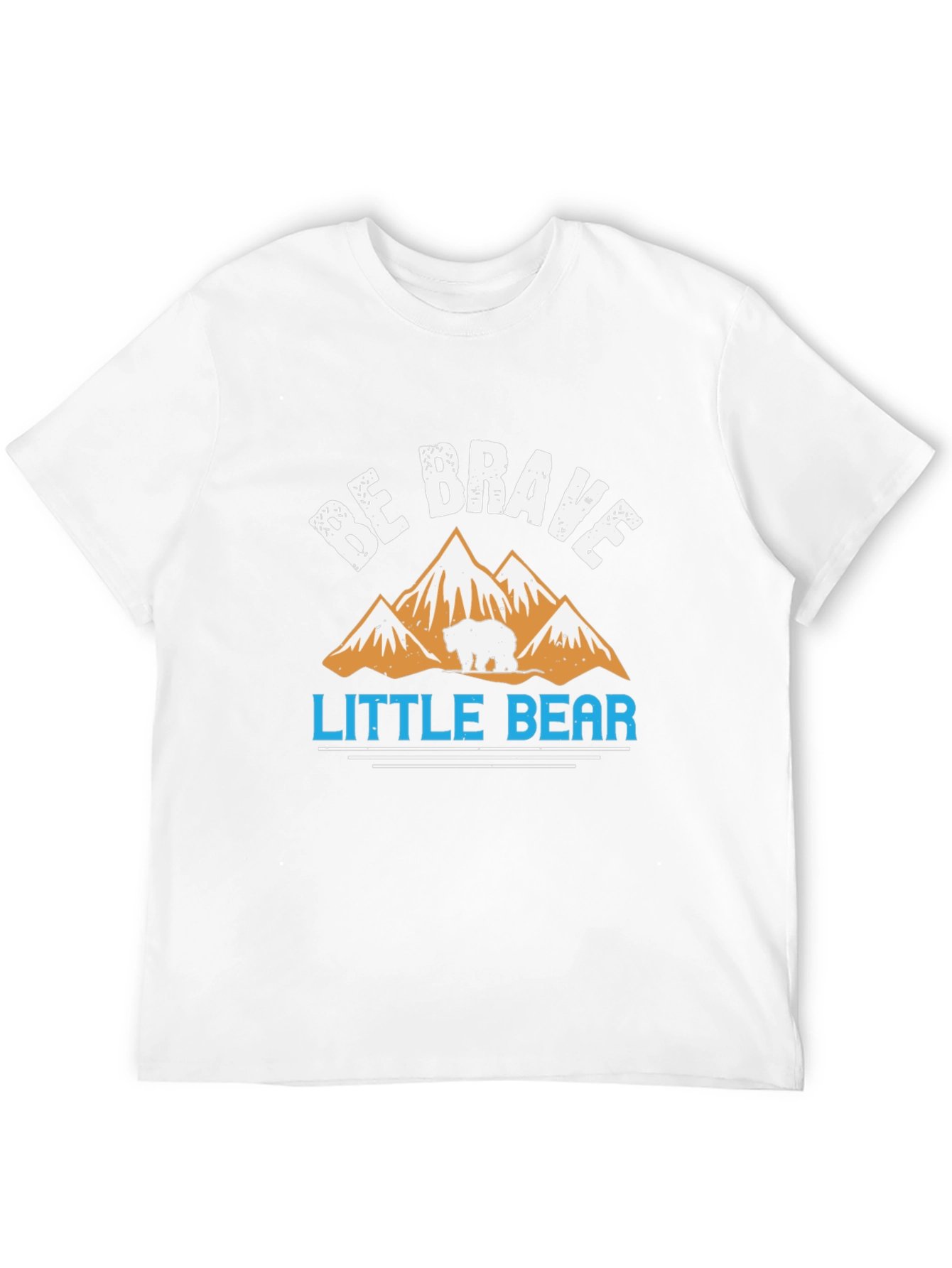 Black Be Brave Little Bear Graphic T-Shirt view 12