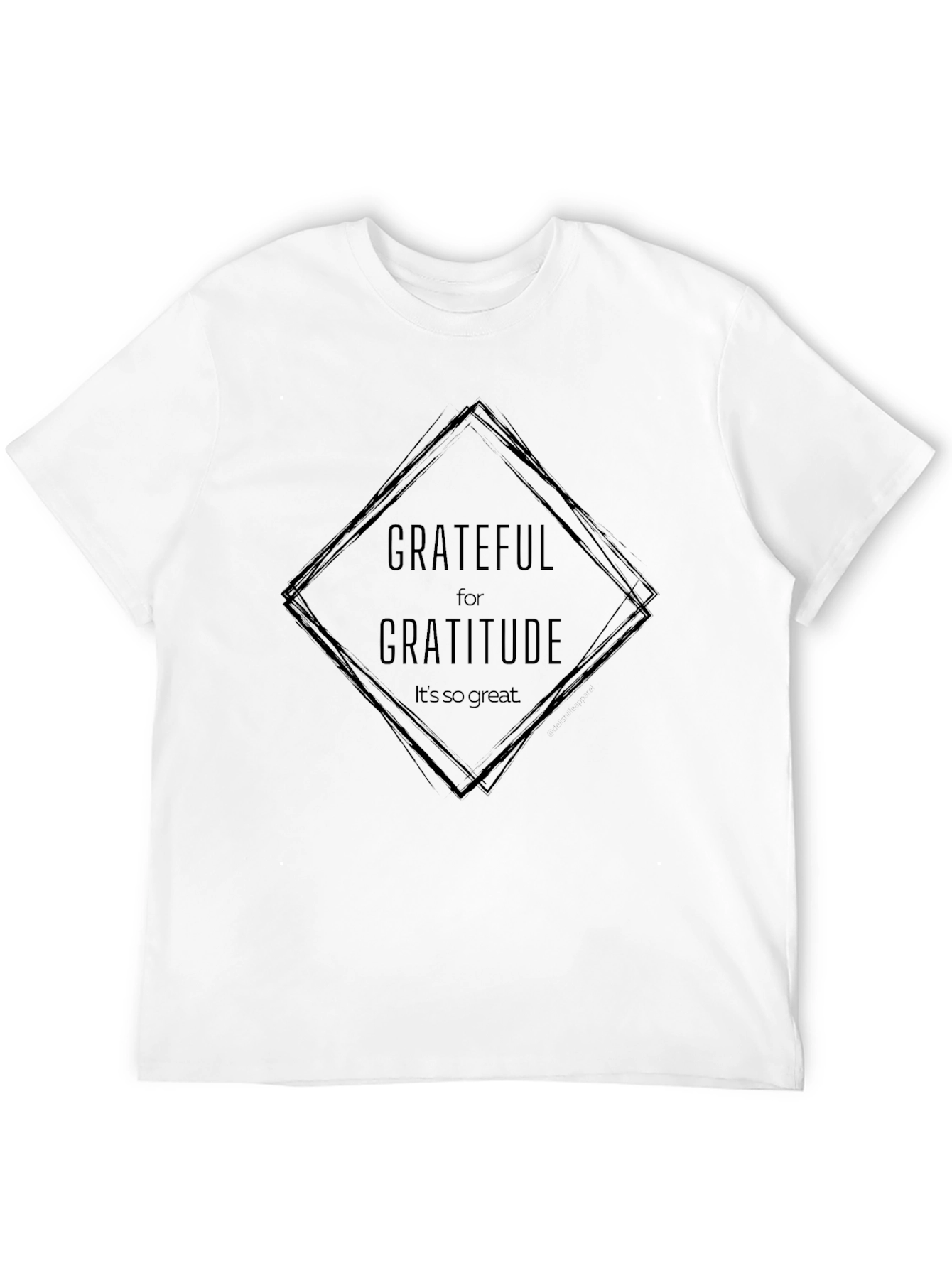 Black Grateful for Gratitude T-Shirt - Soft Cotton Blend view 12