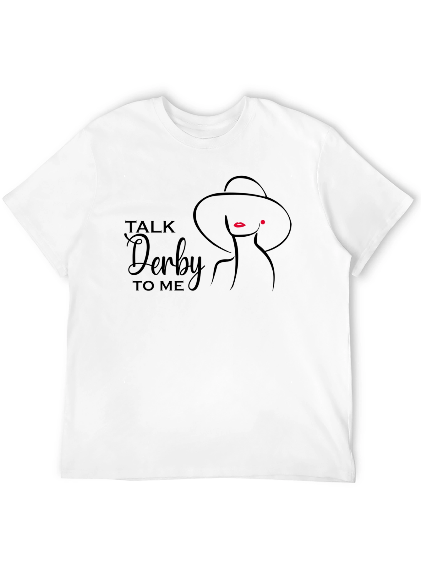 Black Talk Derby To Me Graphic Tee - Stylish and Fun view 12