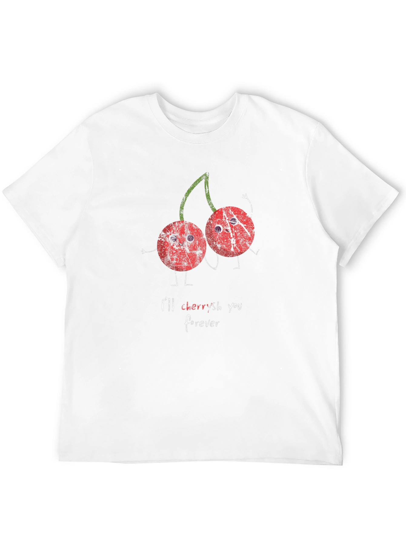 Black Cherries 'I'll Cherish You Forever' Black Graphic T-Shirt view 12
