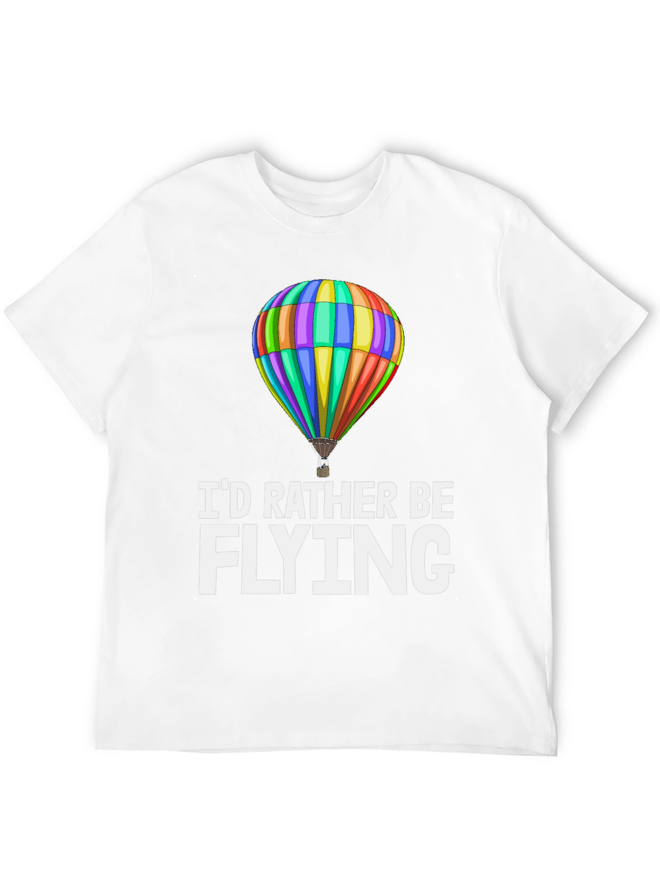 Black I'd Rather Be Flying T-Shirt view 12