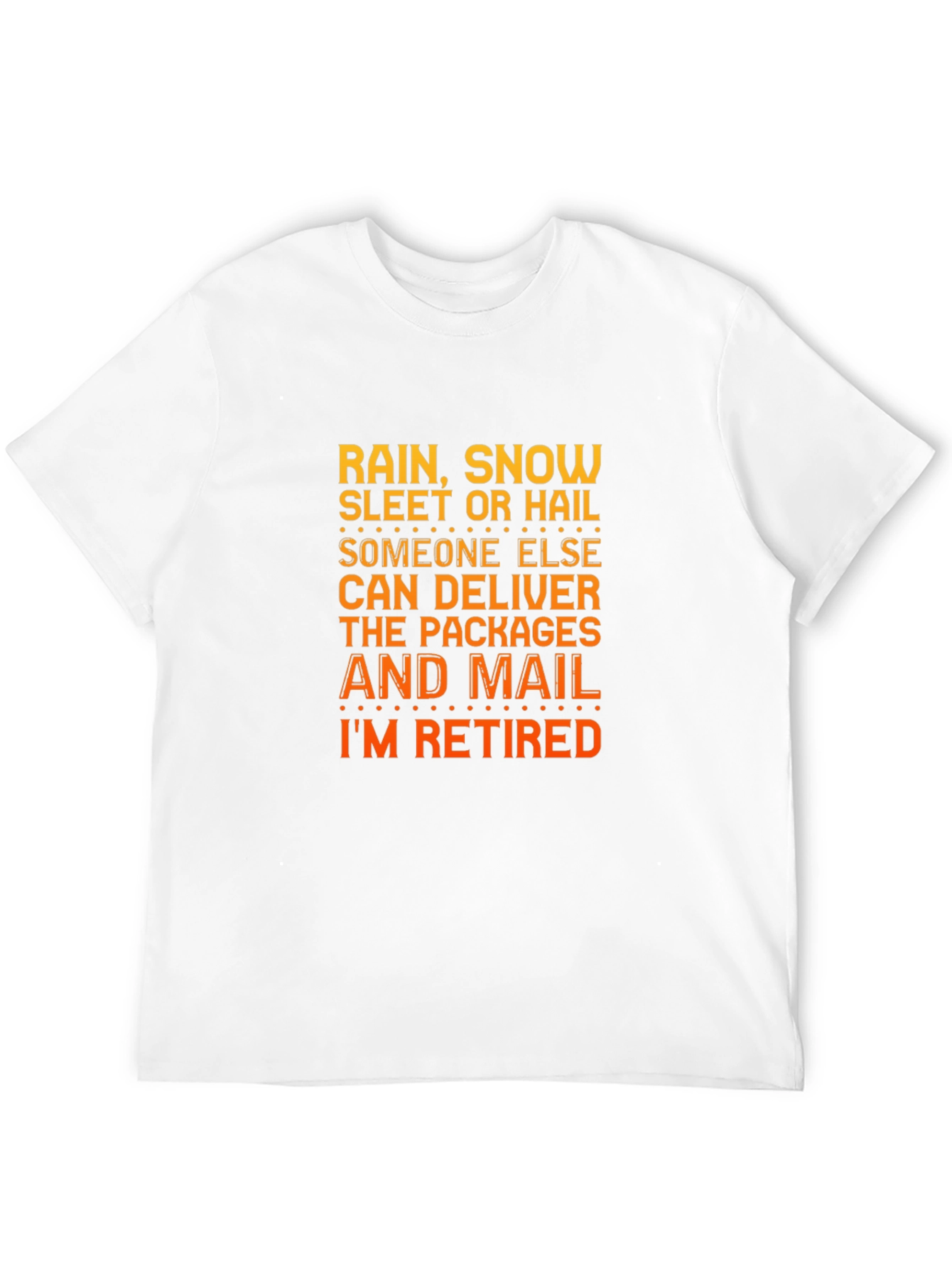 Black Retired Mail Carrier Graphic Tee view 12