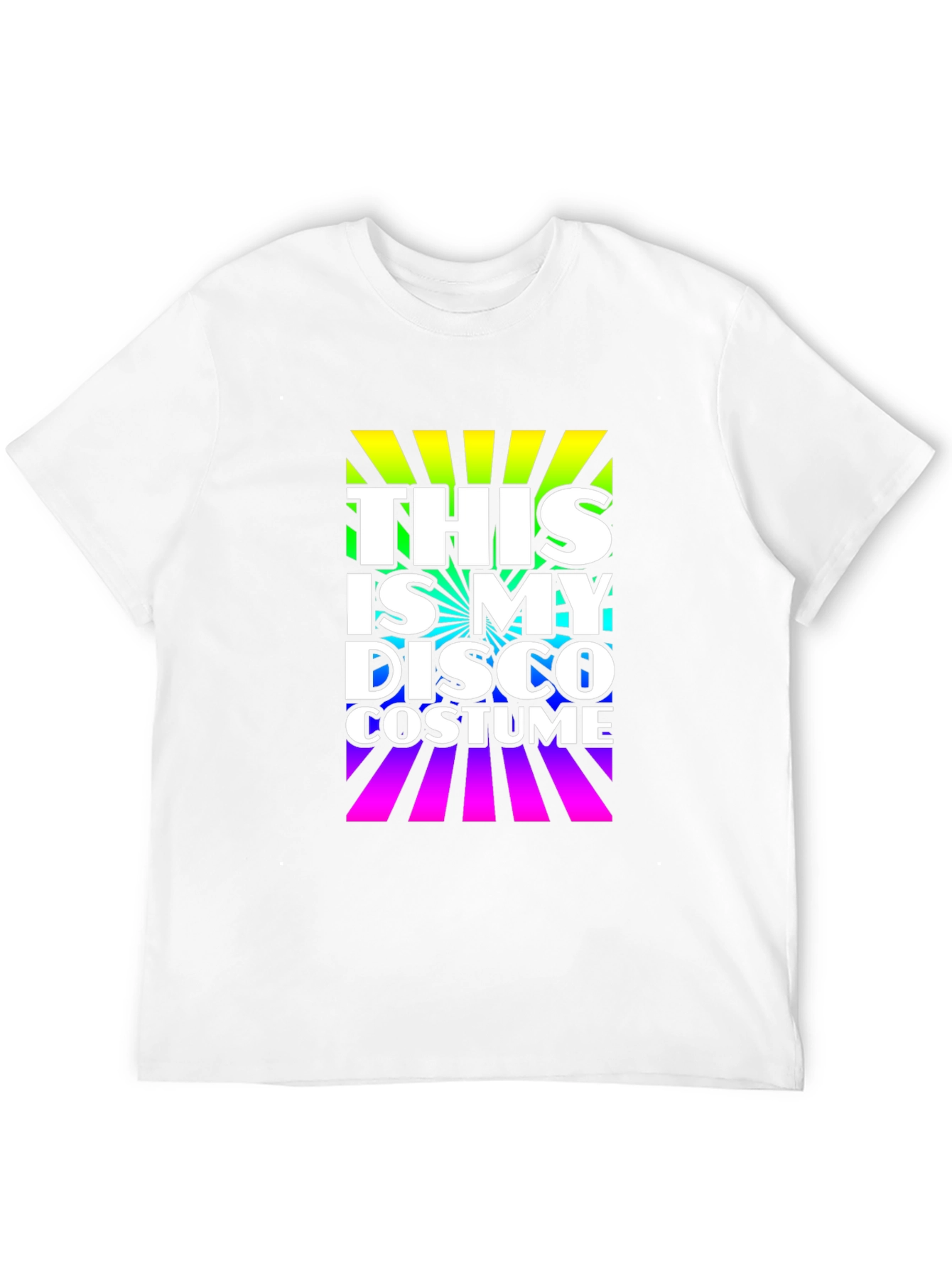 Black Disco Costume T-Shirt - Retro Party Tee view 12