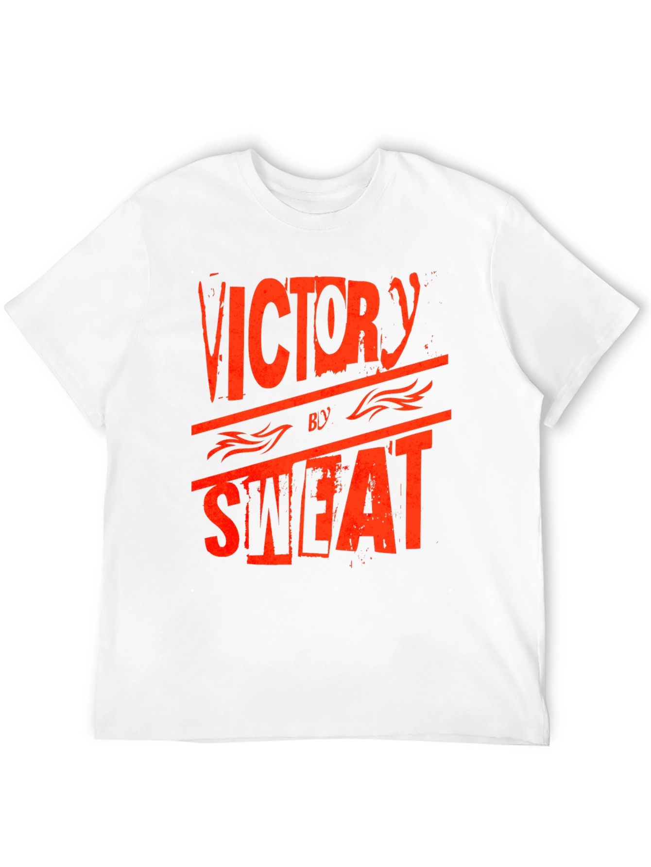Black Victory by Sweat Graphic Print Crew Neck T-Shirt view 12