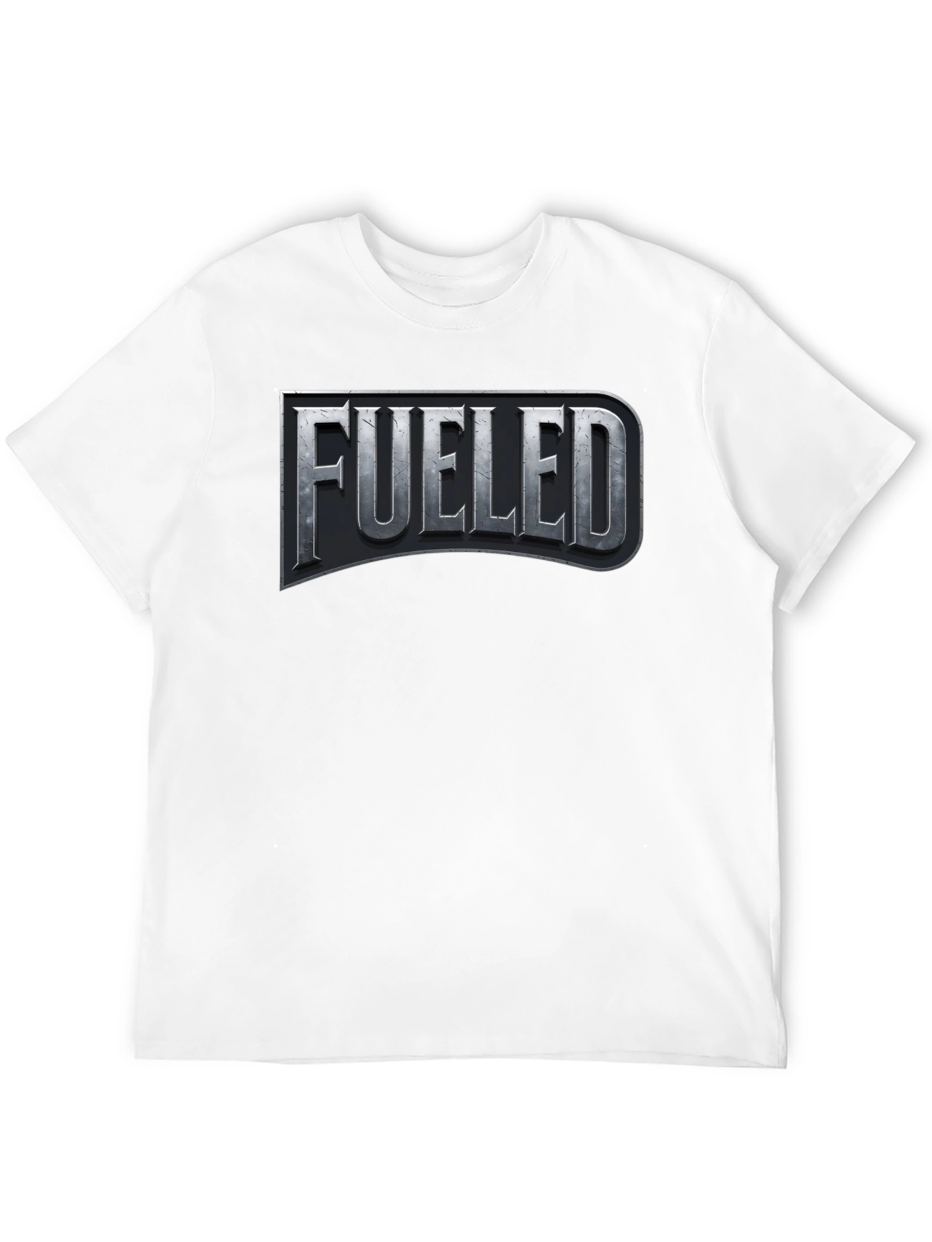 Black Fueled Graphic T-Shirt - Black Crew Neck view 12